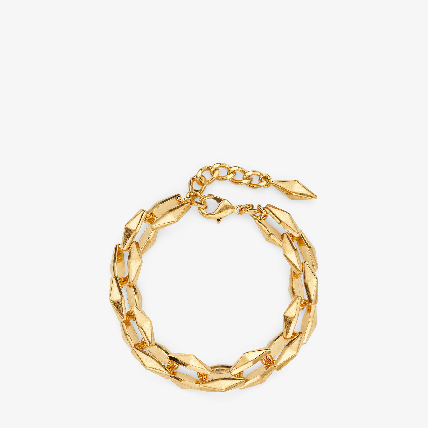 Diamond Chain Bracelet Gold-Finish Diamond Chain Bracelet