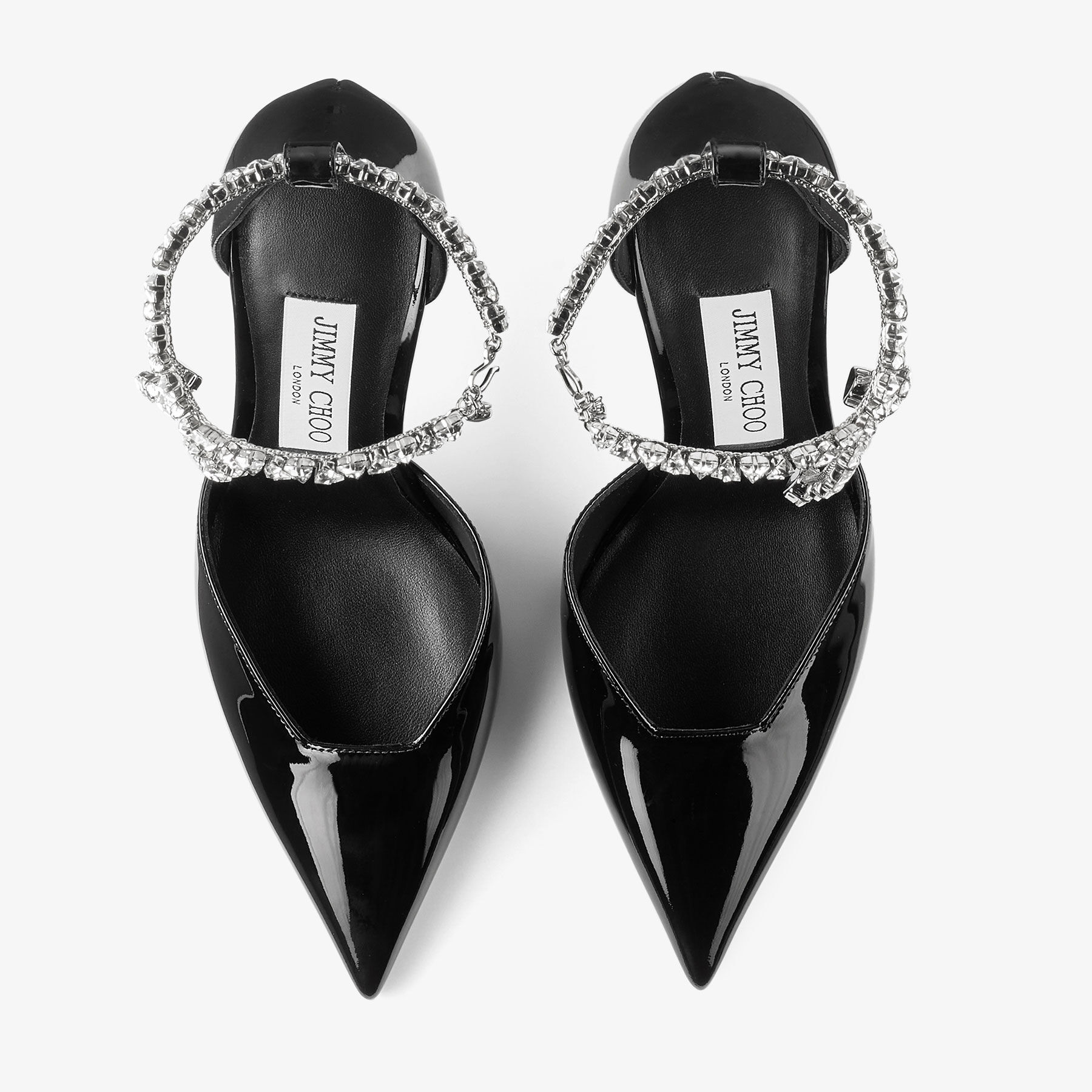 Stevie 100 Black Patent Leather Pumps