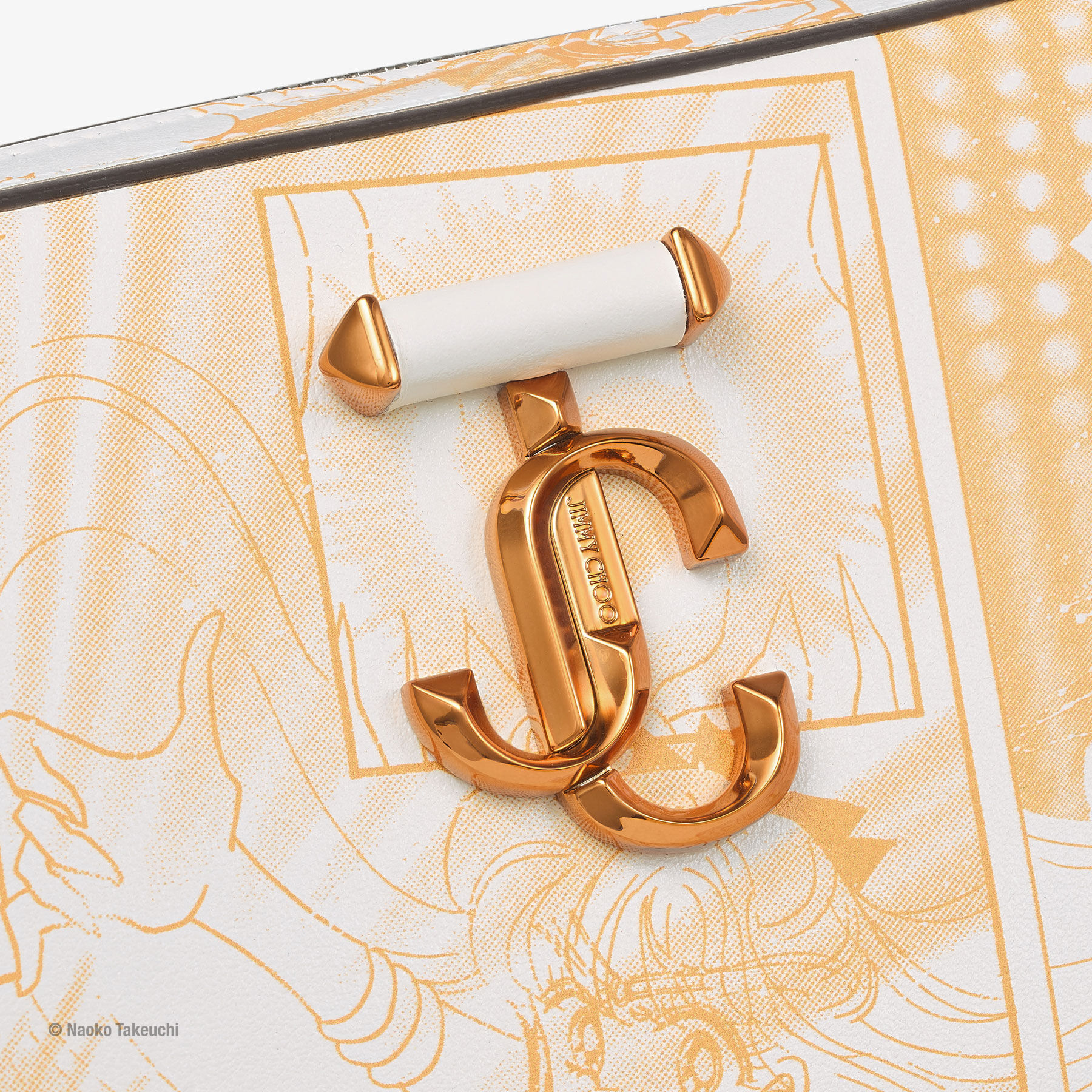 Sailor Venus Avenue Vanity Bag Orange Manga Print Leather Handbag