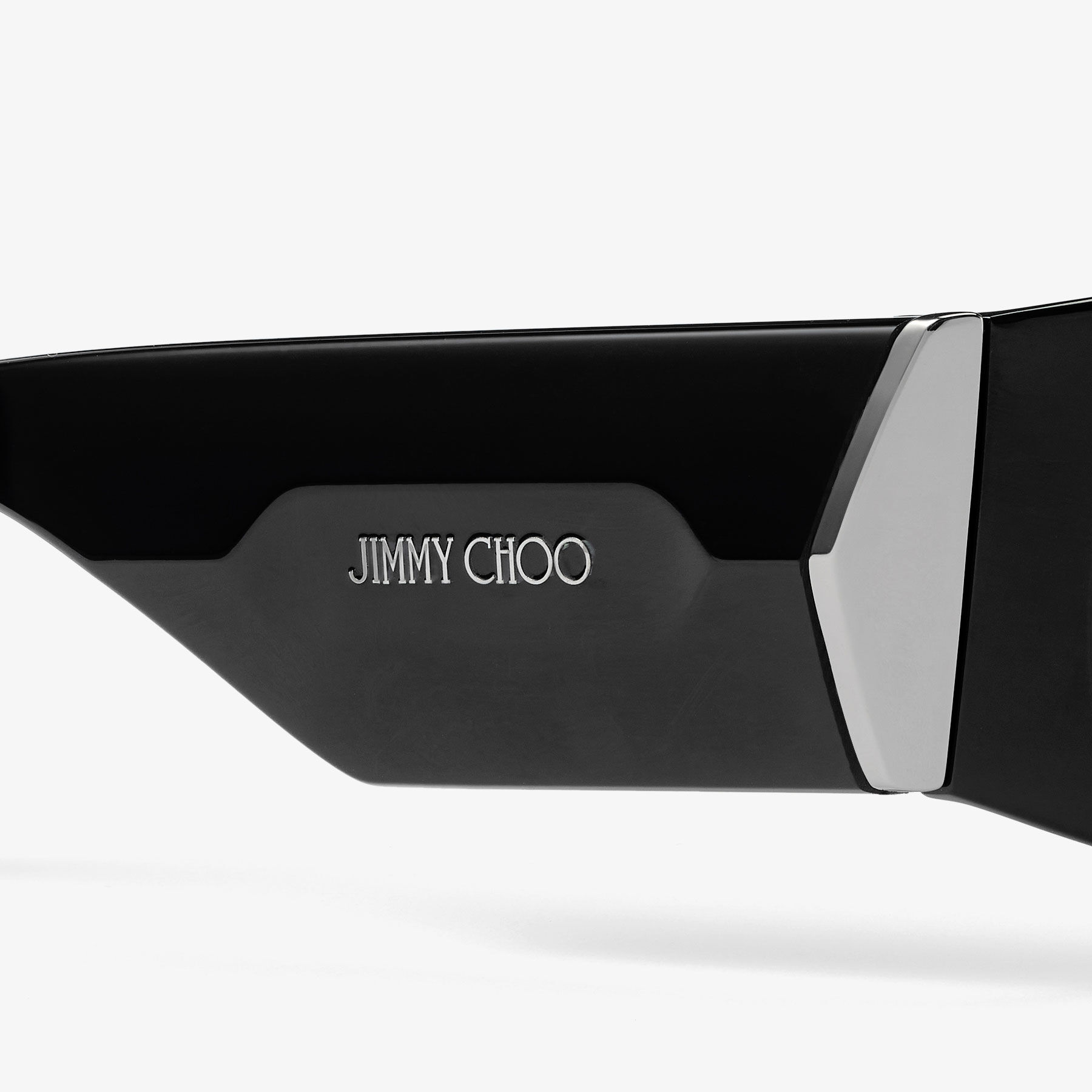 Zoya Black Oval Sunglasses