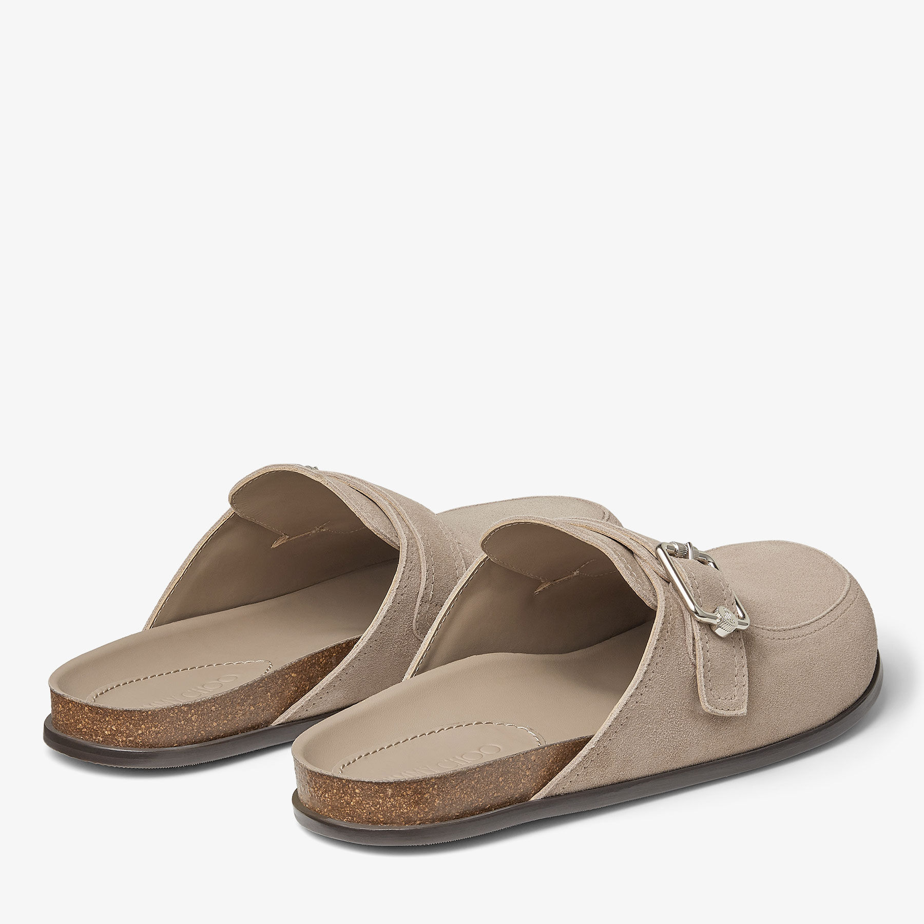 Etta Mule Stone Velvet Suede Mules