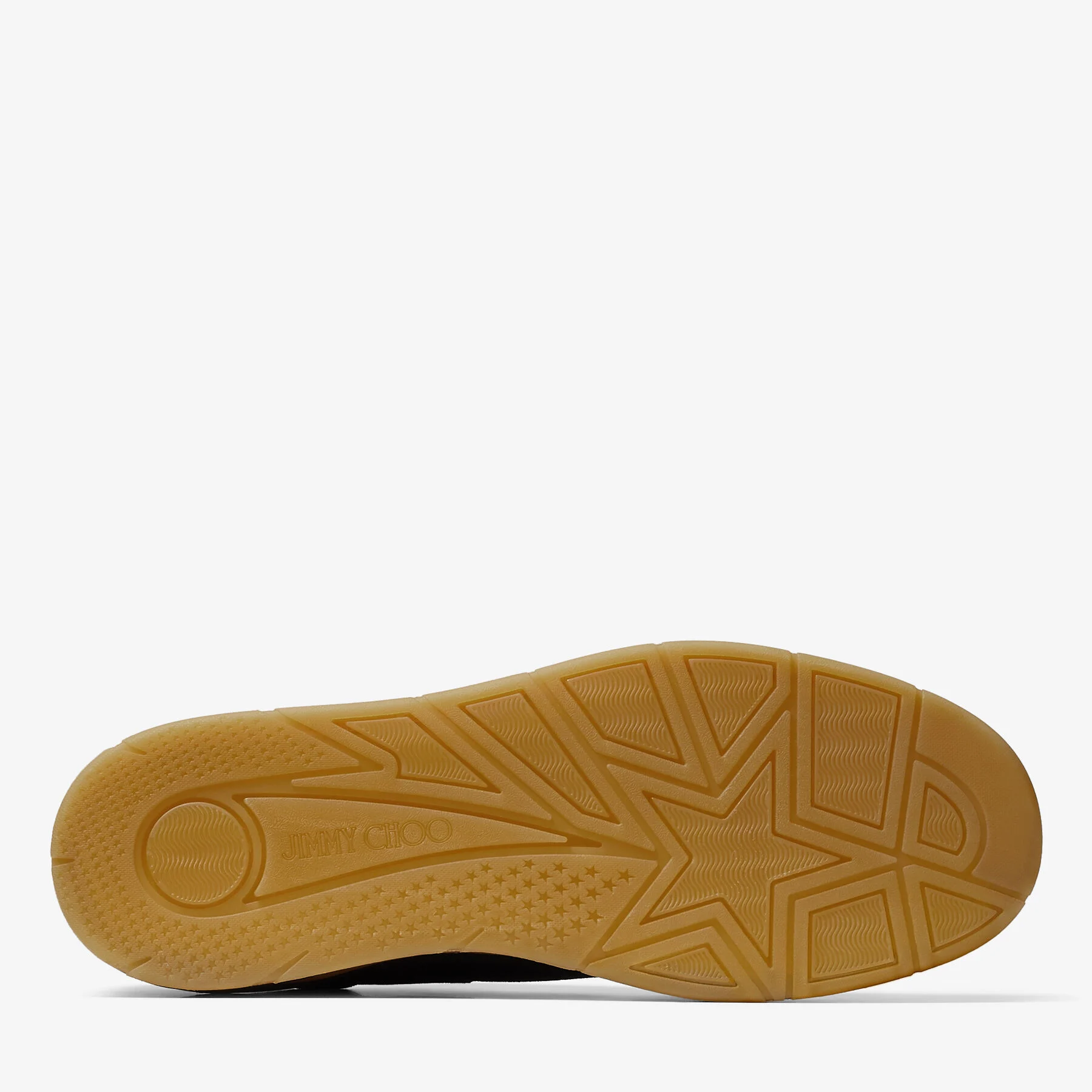 Florent M Black Crosta and Canvas Trainers with Choo Lettering