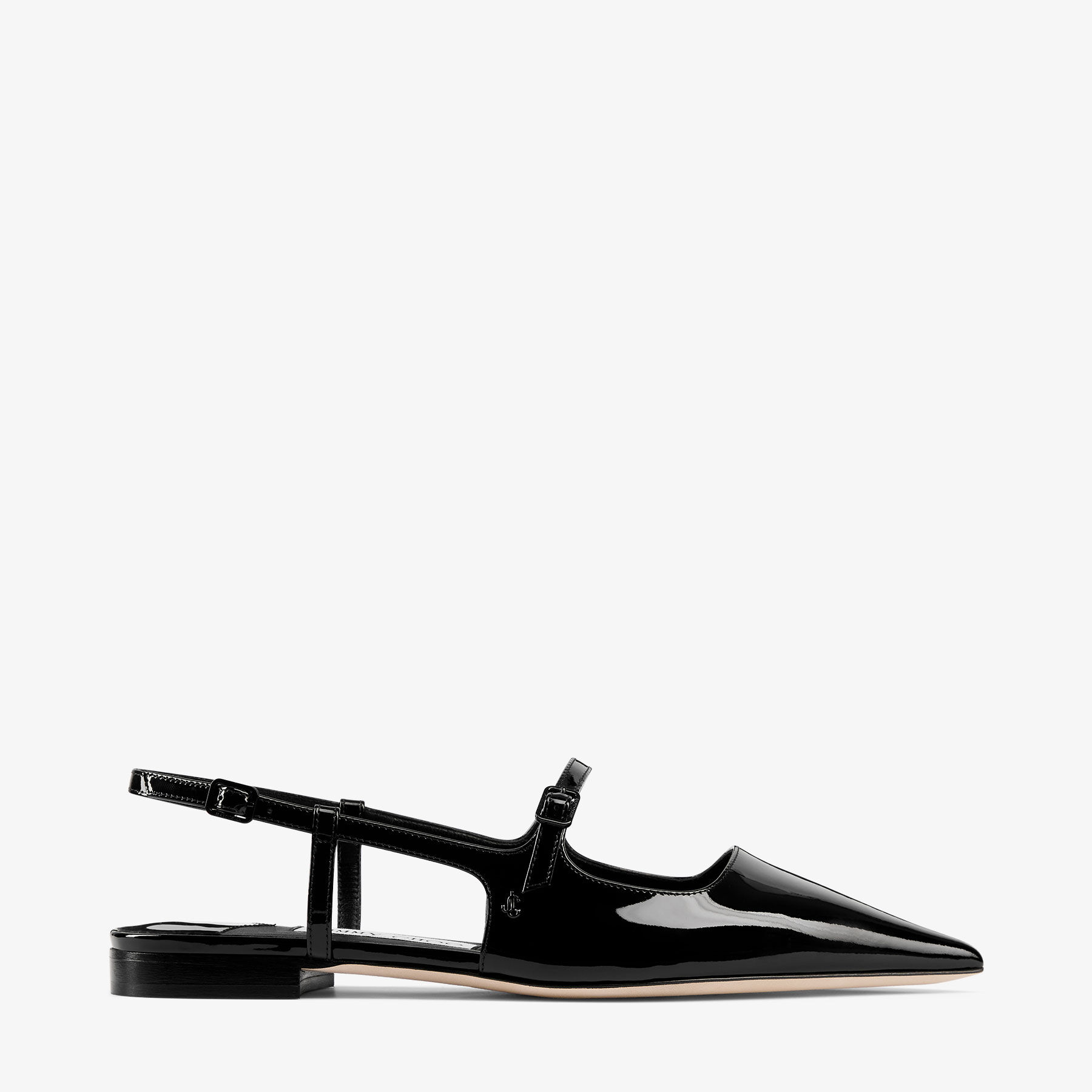 Didi Flat Black Patent Leather Flats
