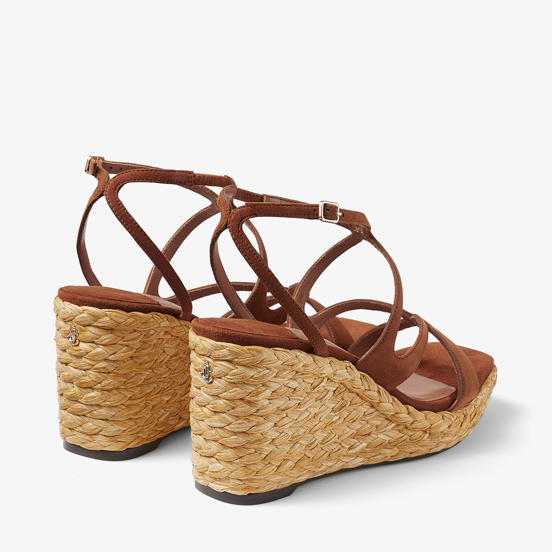 Ayla 85 Tan Suede Wedge