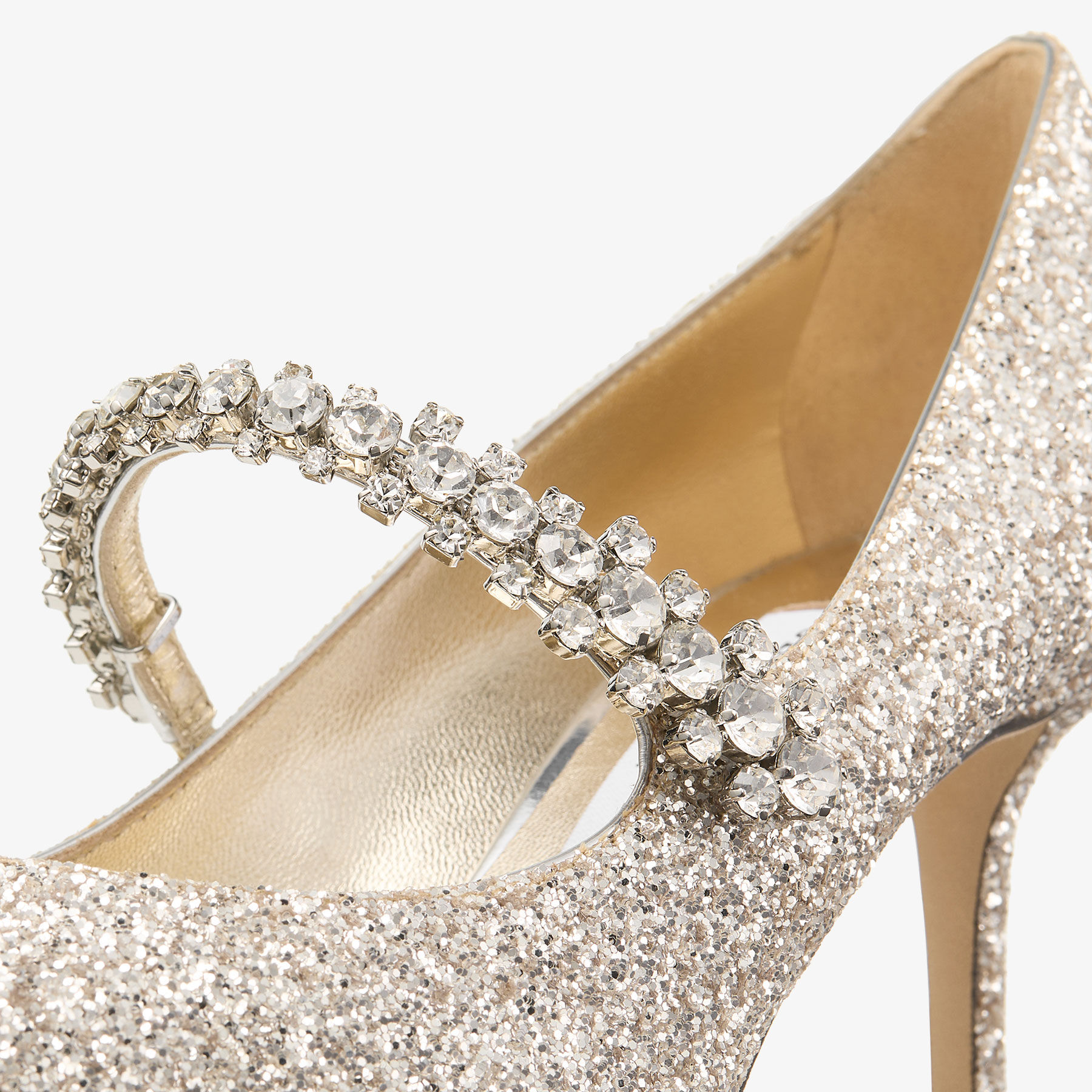 Bing Pump 65 Sand Glitter Fabric Pumps