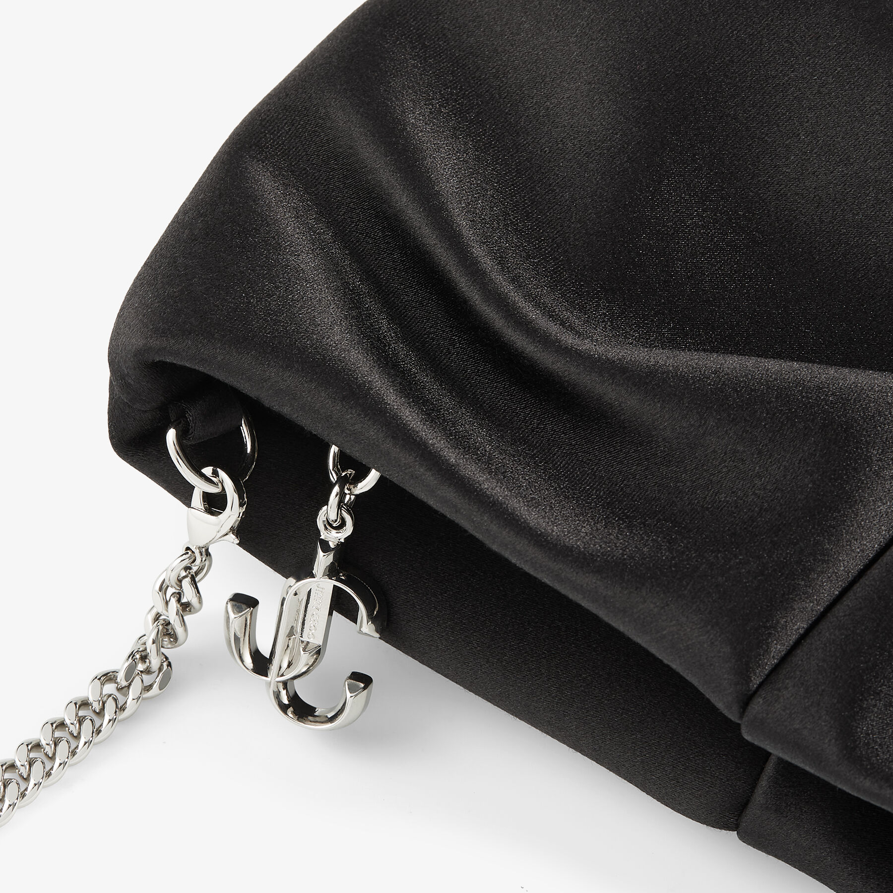 Bonny Clutch Black Satin Clutch Bag