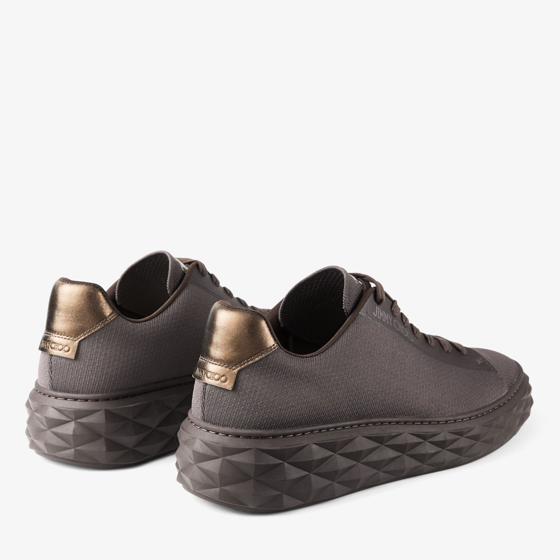 Diamond Light Maxi M Coffee Sustainable Knit Trainers