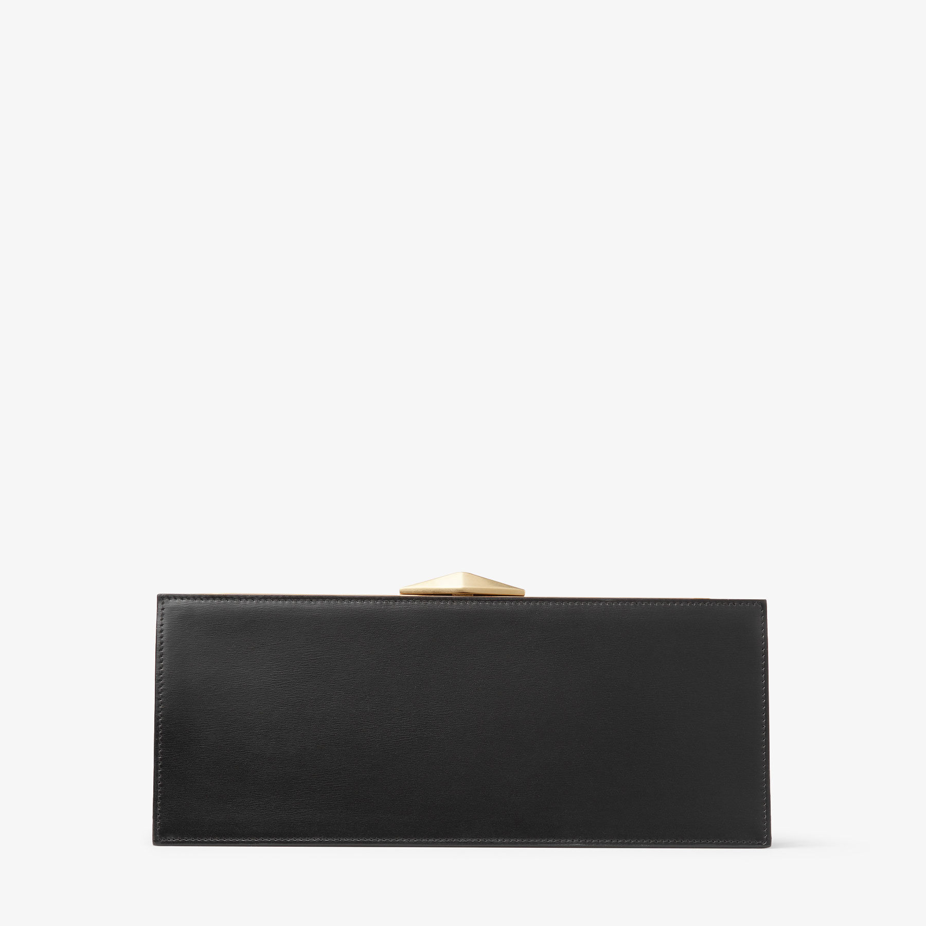 Diamond Cocktail Black Box Leather Cocktail Clutch