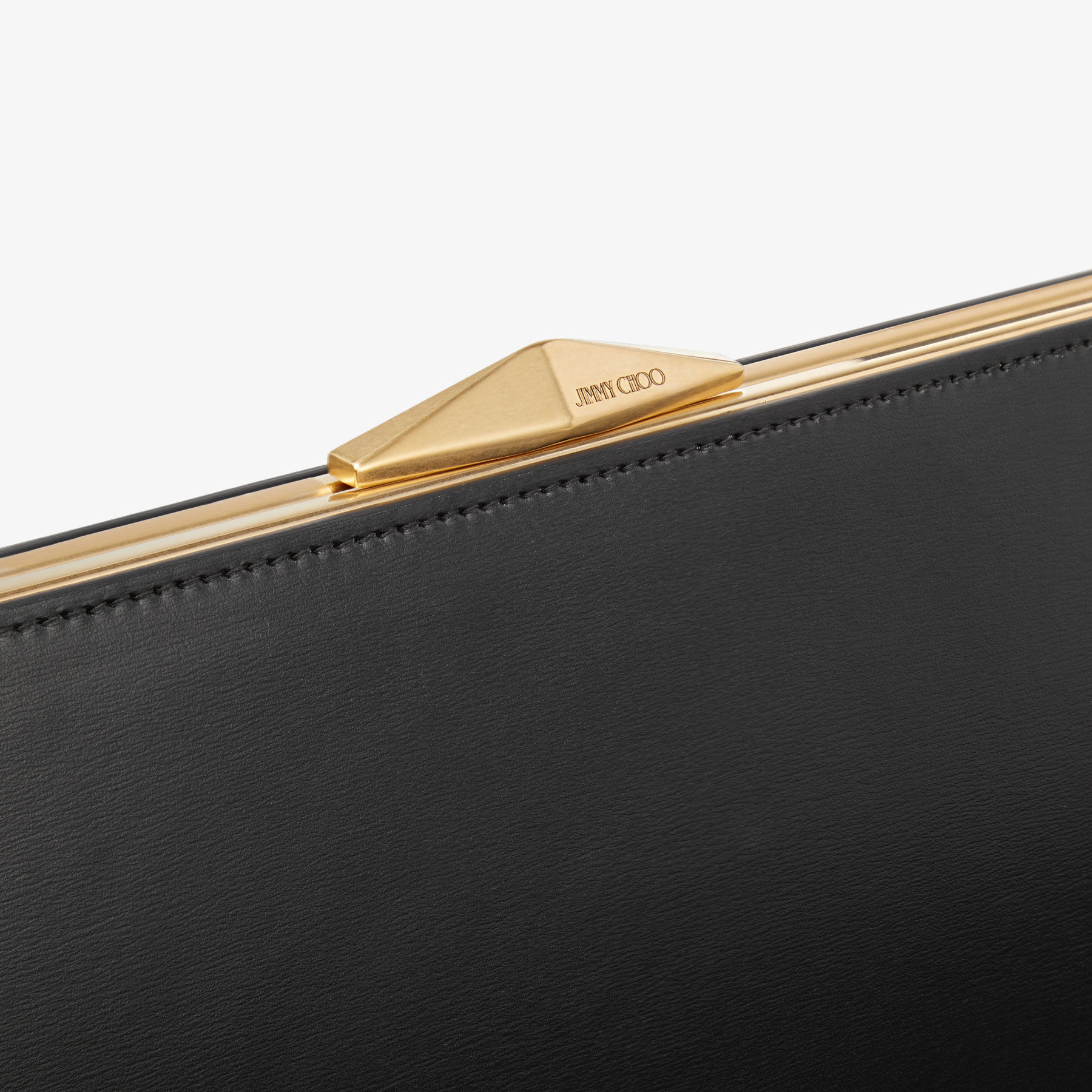 Diamond Cocktail Black Box Leather Cocktail Clutch