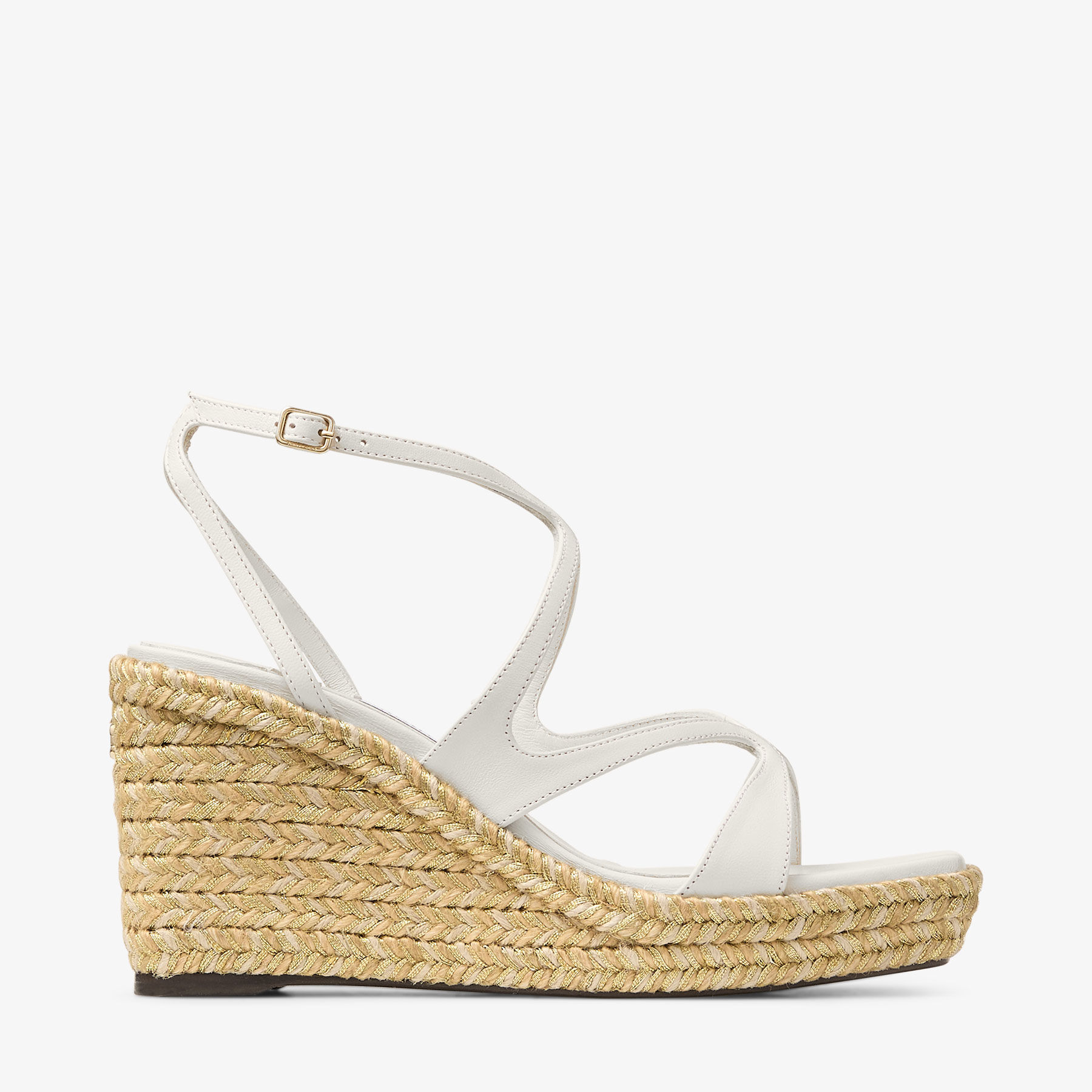 Ayla 85 Latte Leather Wedge