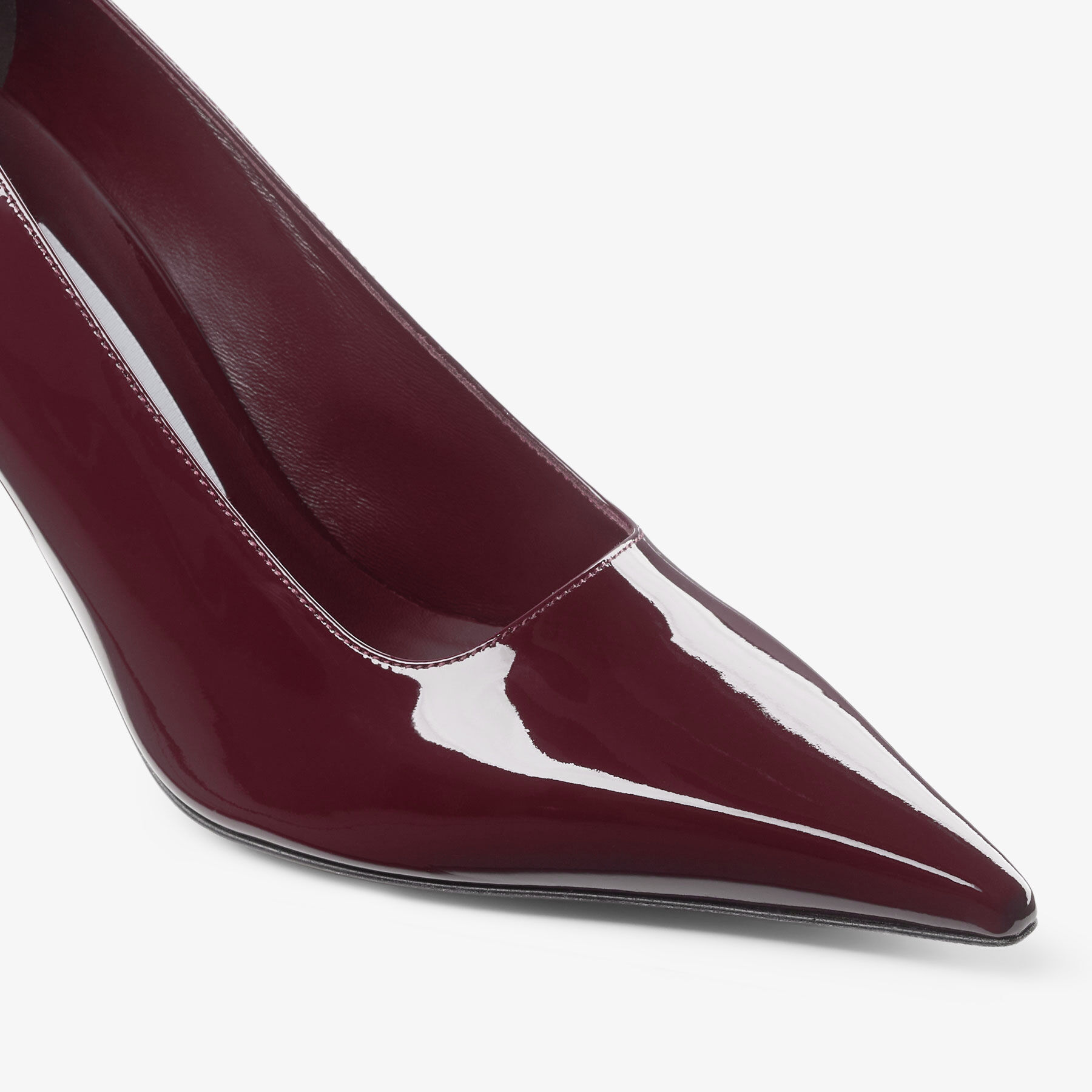 Ixia 80 Garnet Patent Leather Pumps