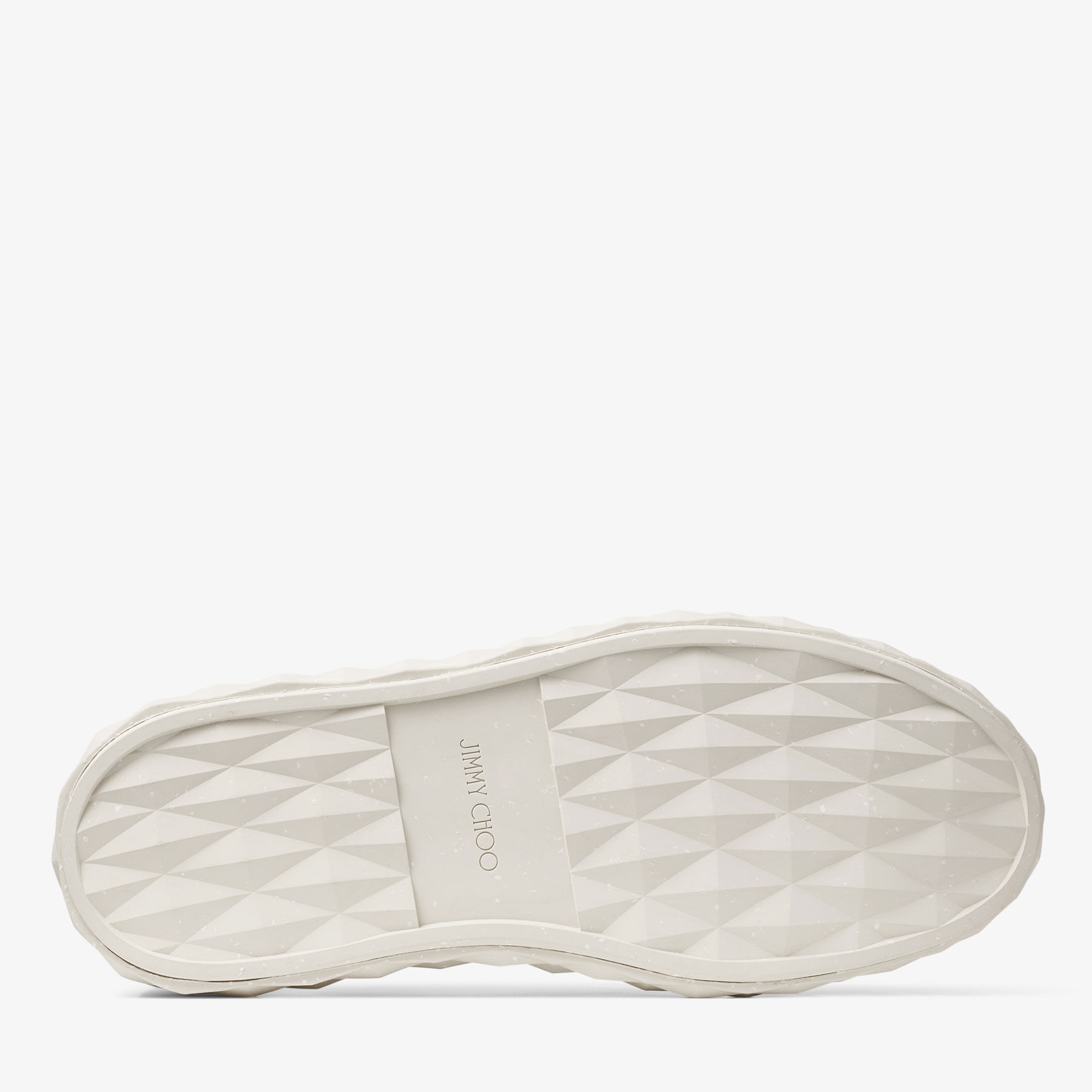 Diamond Maxi M II Chalk Nappa Leather Platform Trainers