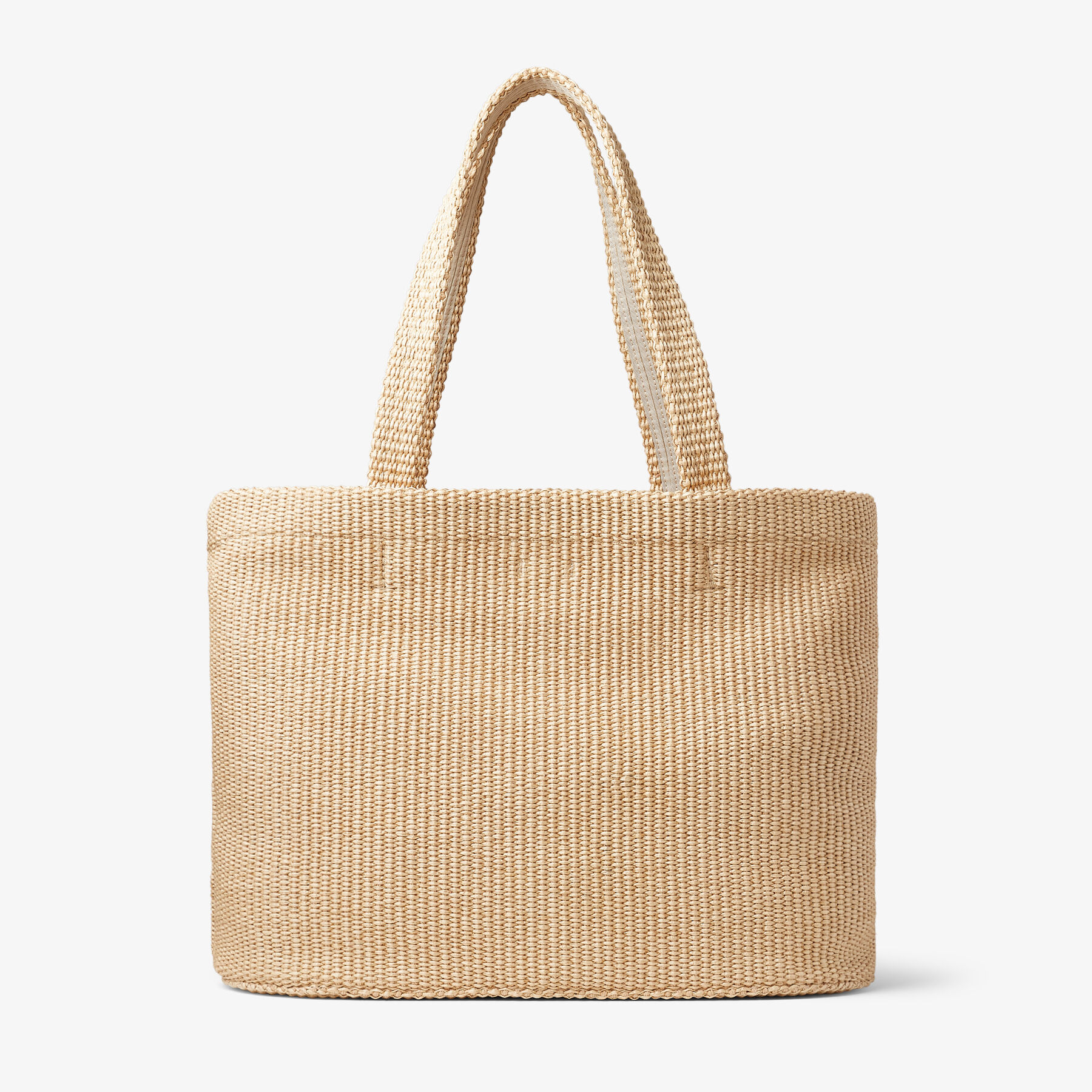 Beach Tote East-West Natural Raffia Embroidered Tote Bag
