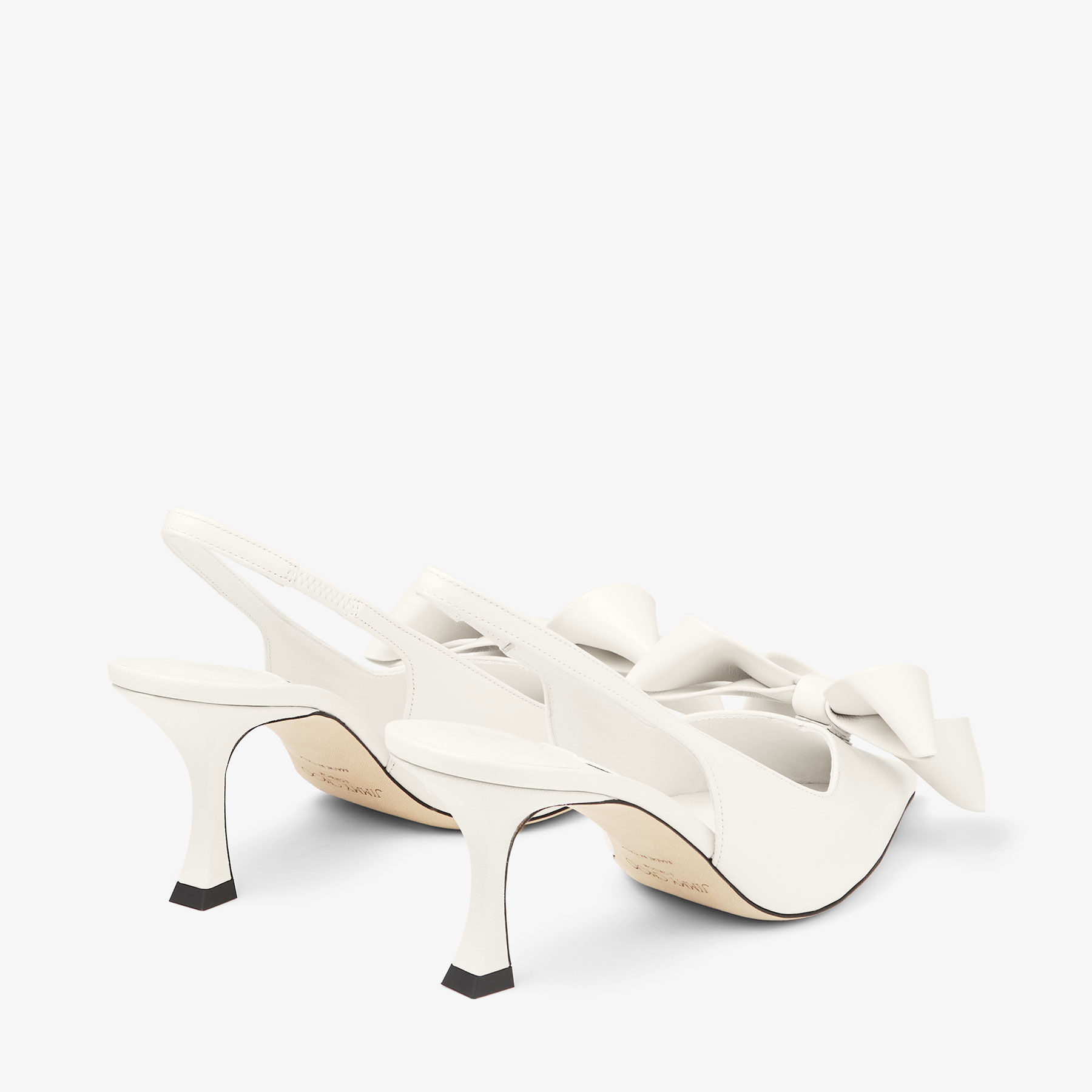 Staz Slingback 70 Latte Leather Pumps