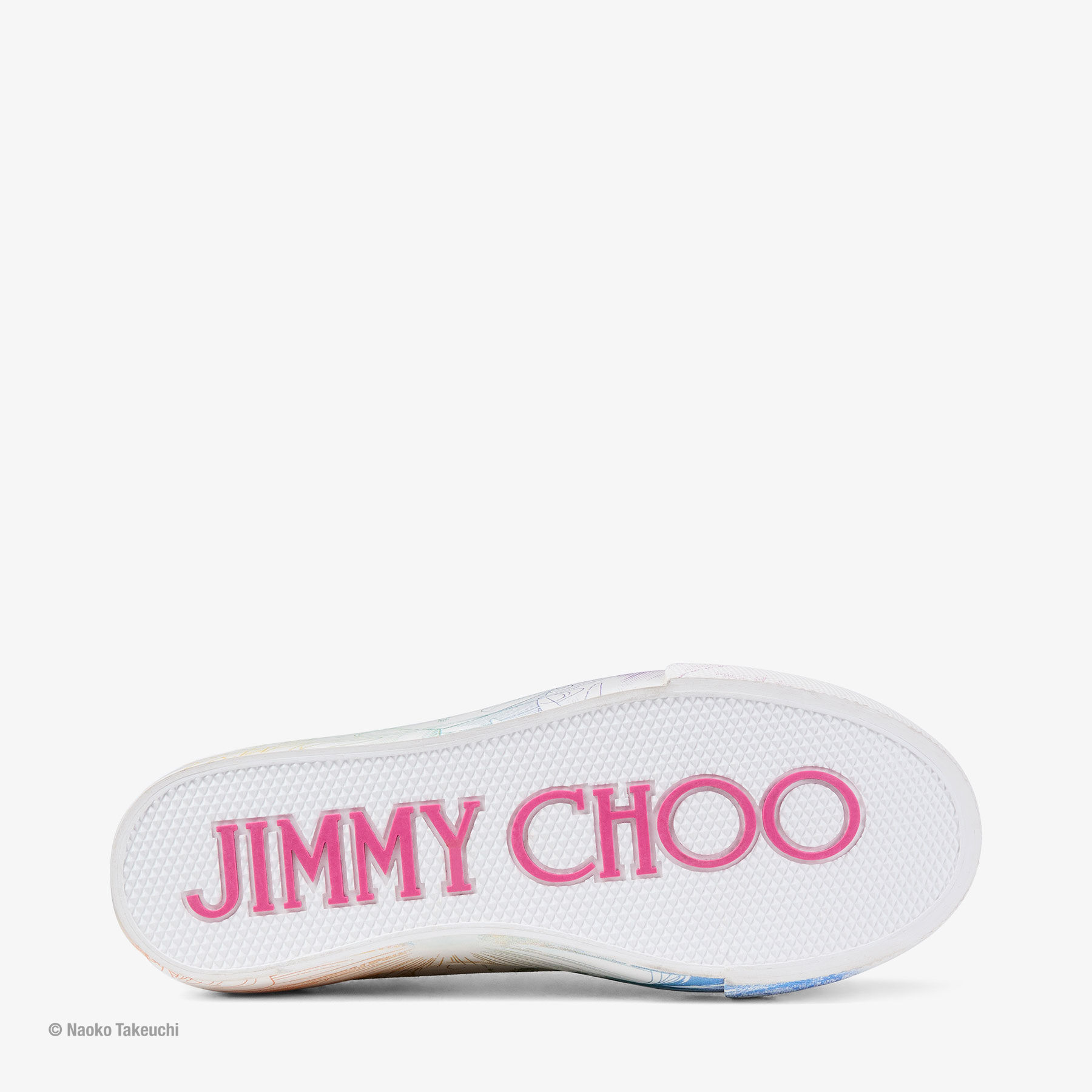 Sailor Guardians Palma Maxi/F Latte Manga Print Canvas Trainers