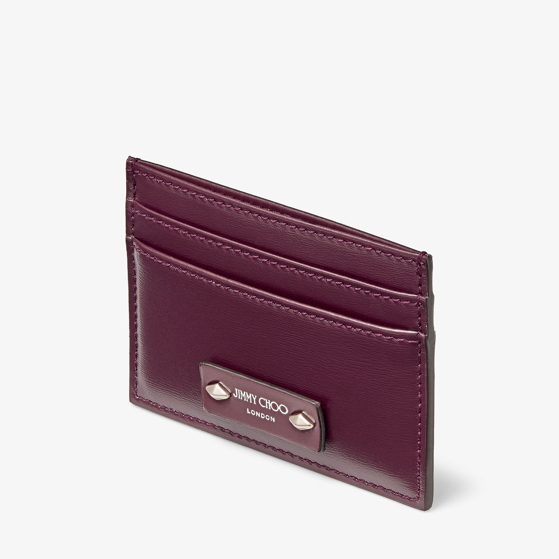 Umika Garnet Leather Card Holder