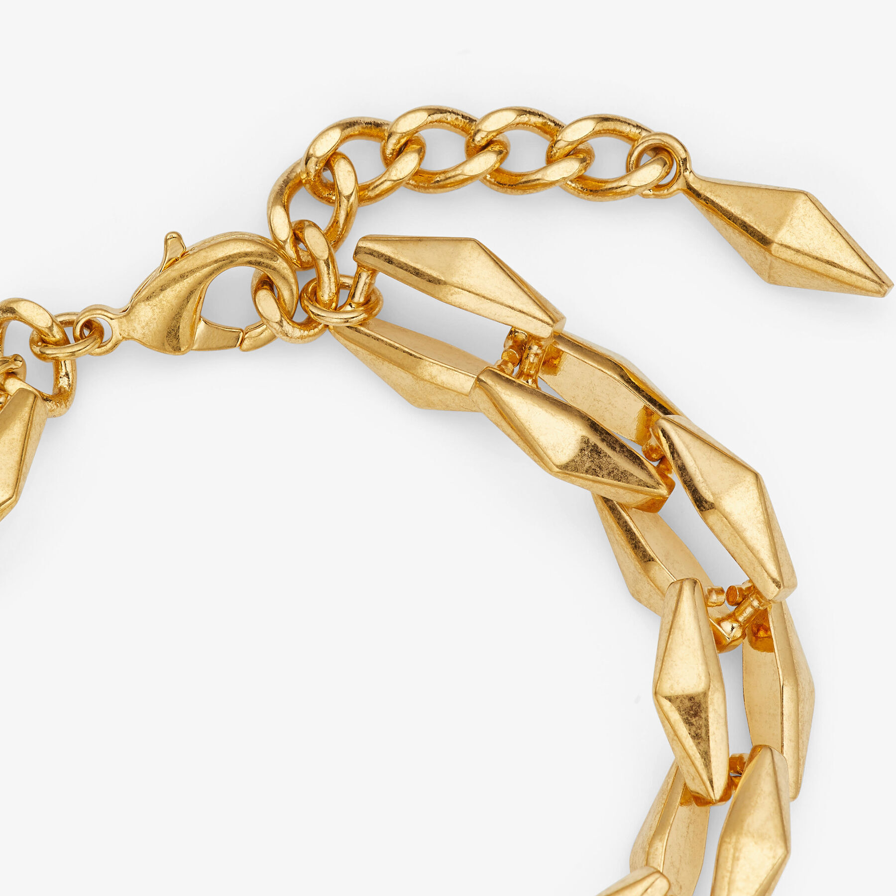 Diamond Chain Bracelet Gold-Finish Diamond Chain Bracelet