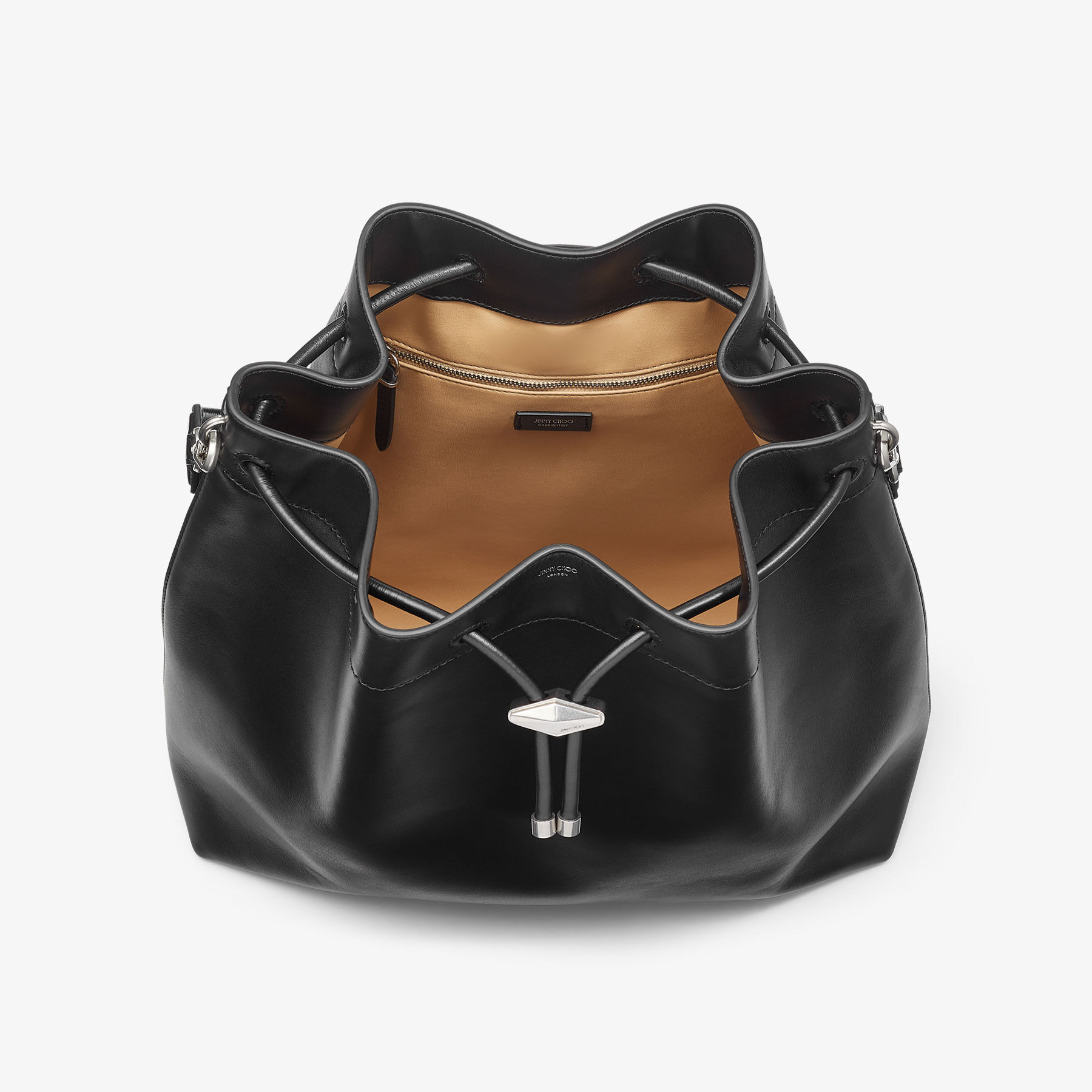 Cinch L Black Calf Leather Bag