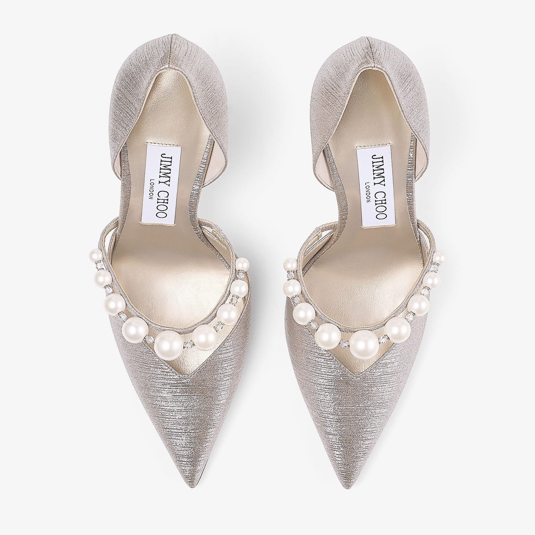 Aurelie 85 Macaron Glitter Pearl Pumps
