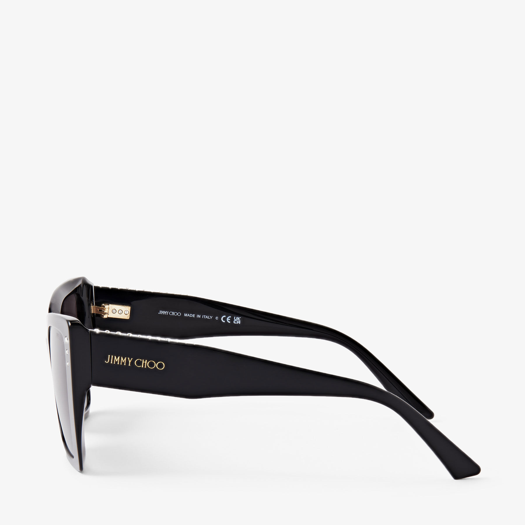 Lorea Black Butterfly Frame Sunglasses