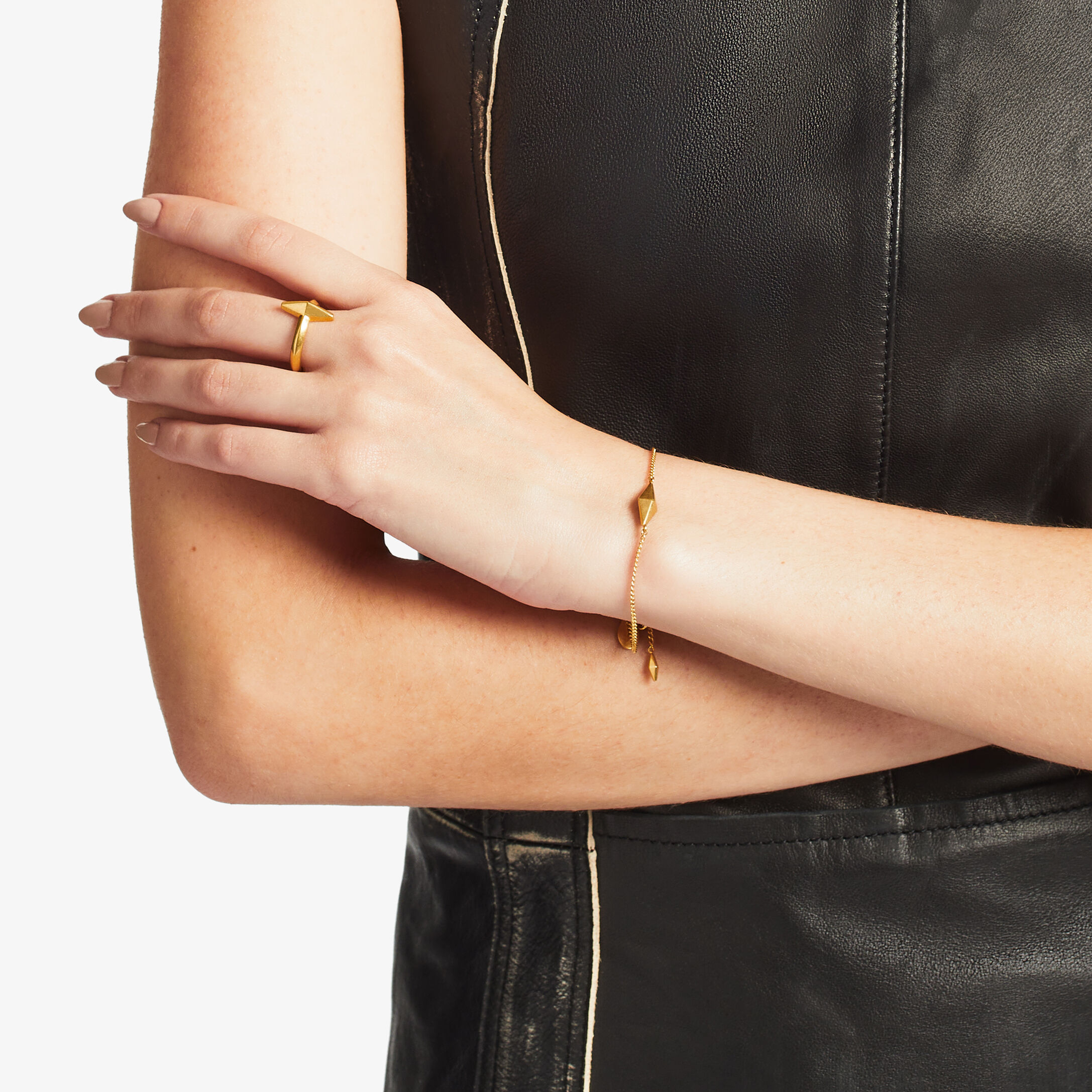 Diamond Ring Gold-Finish Ring