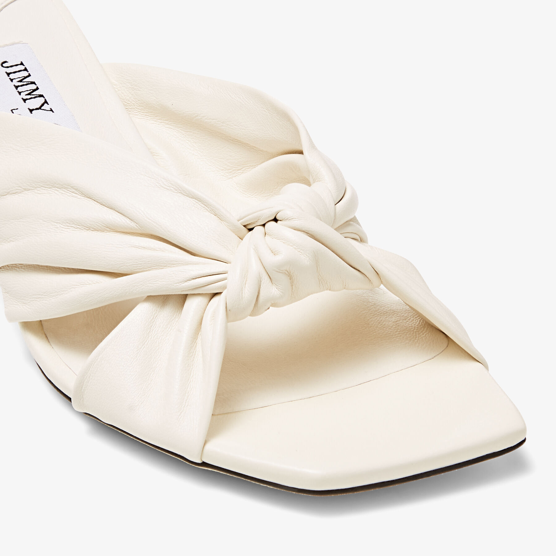 Avenue 50 Latte Nappa Leather Mules