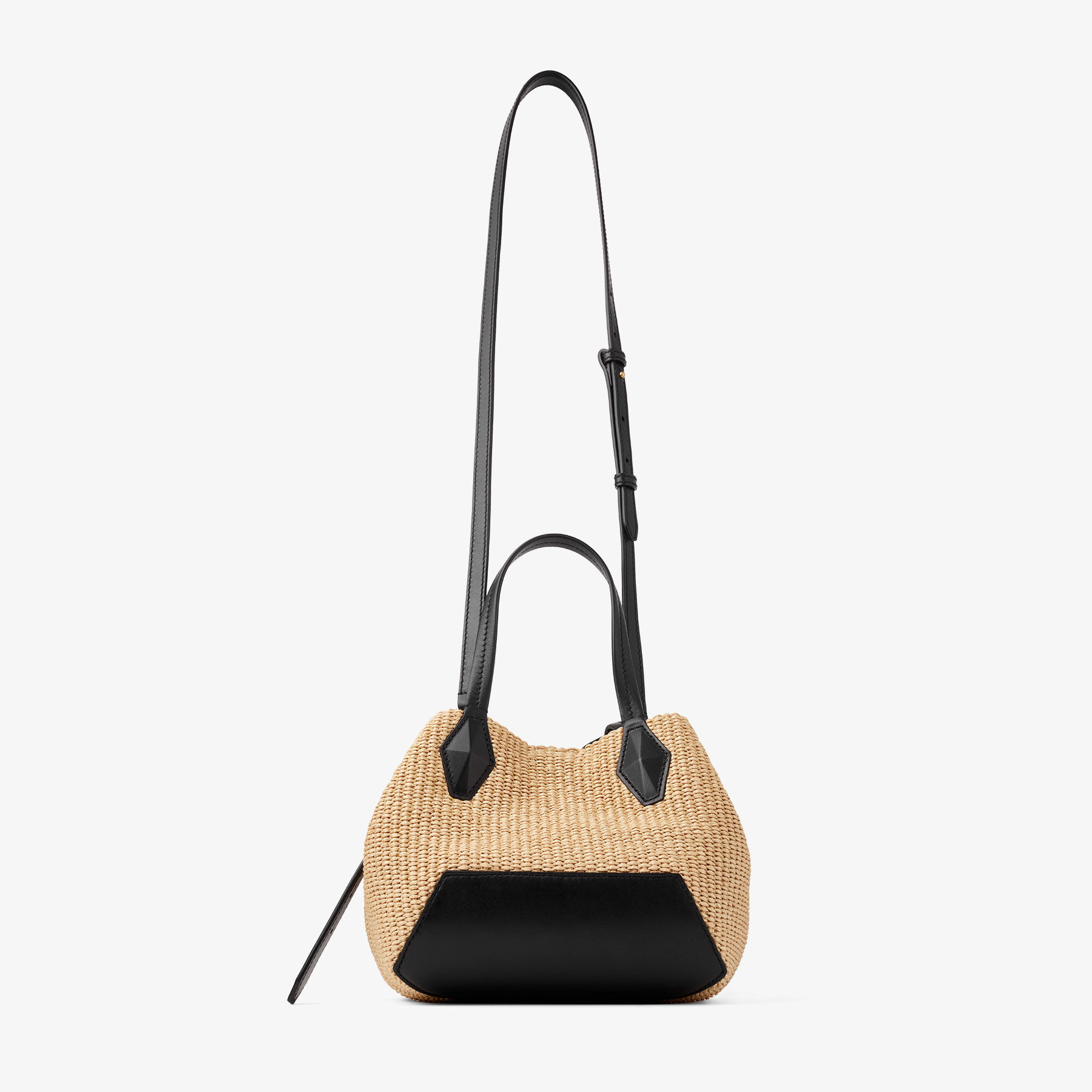 Diamond Tote S Natutal Raffia Tote Bag