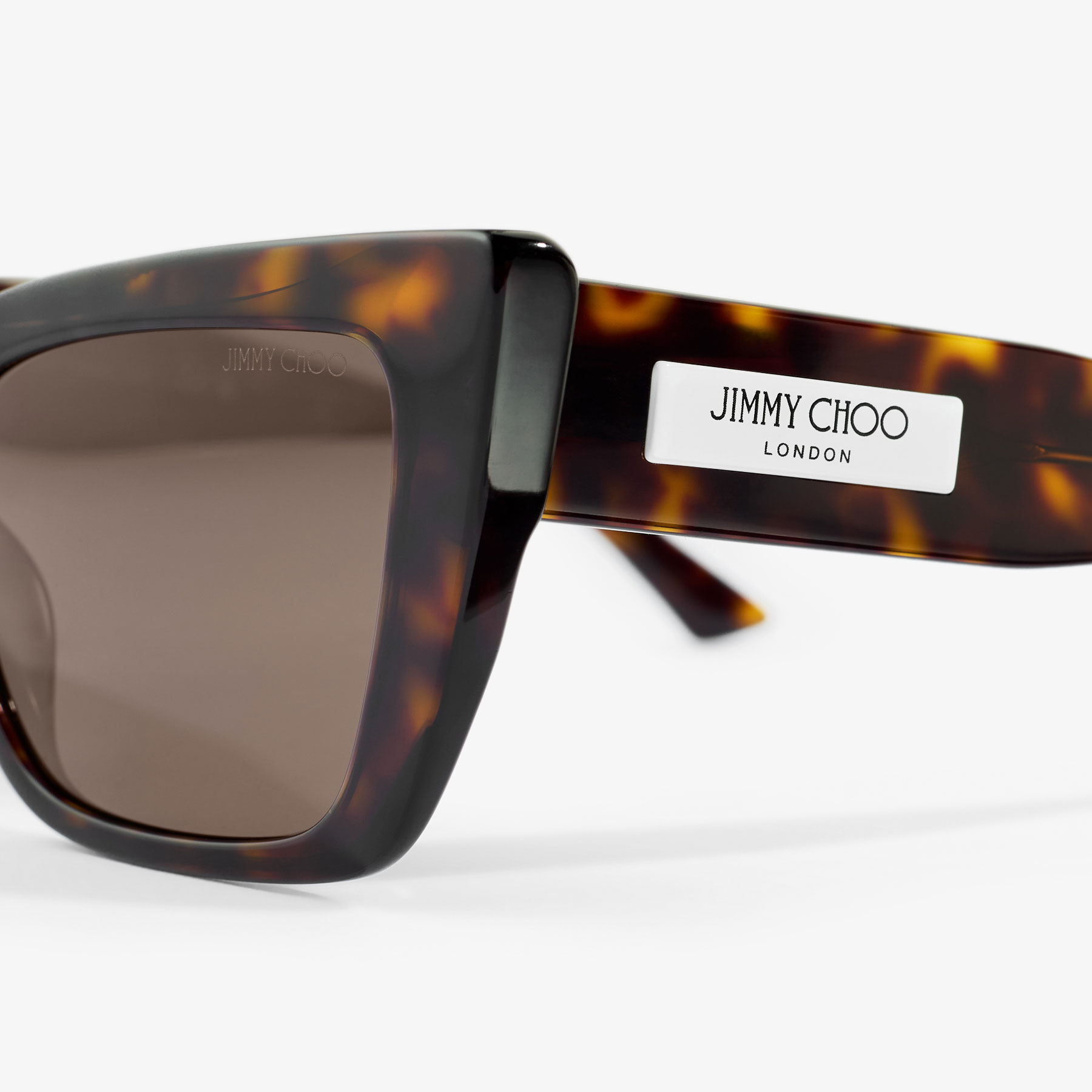 Evadine  Brown Havana Butterfly Sunglasses