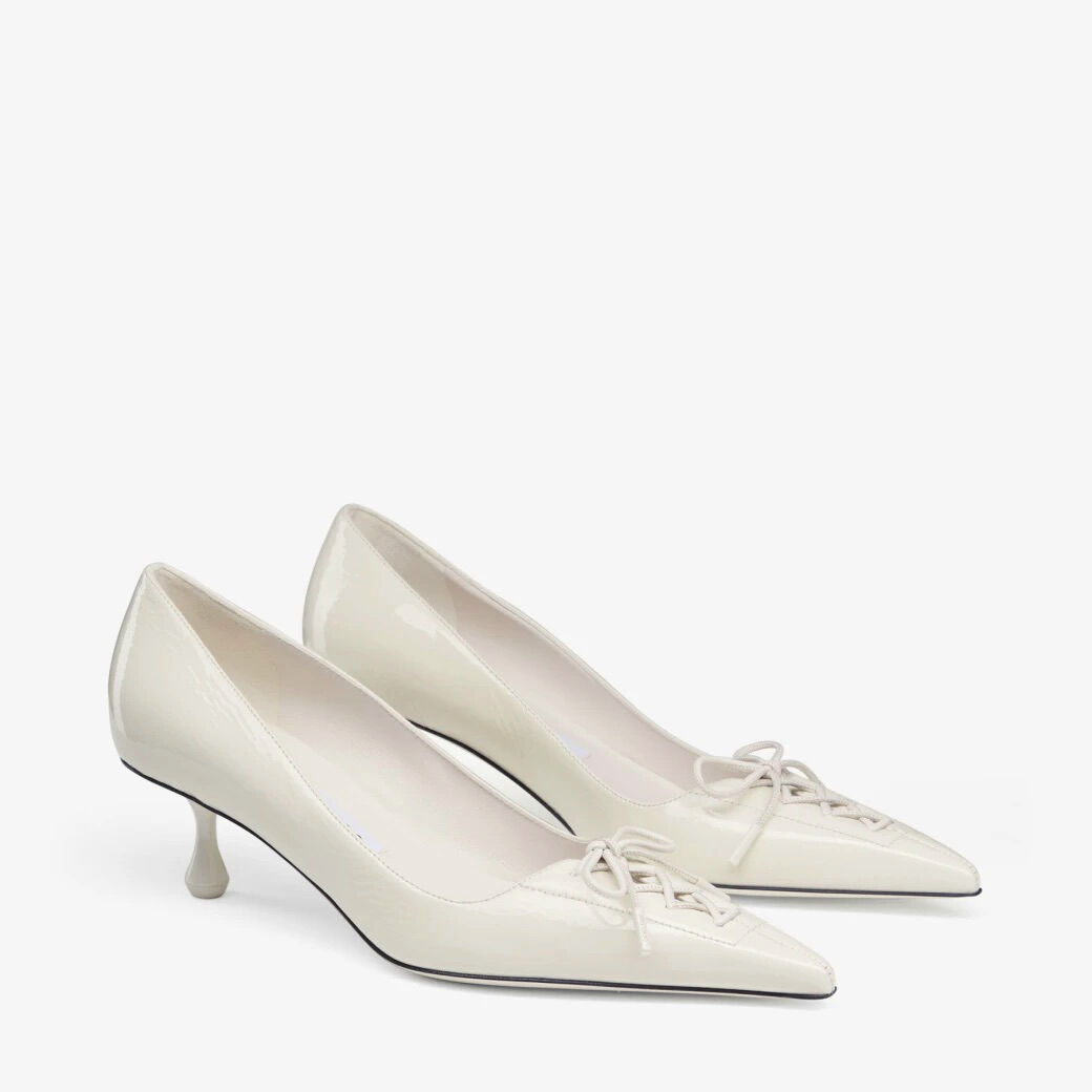 Scarlett 50 Latte Naplak Leather Pumps