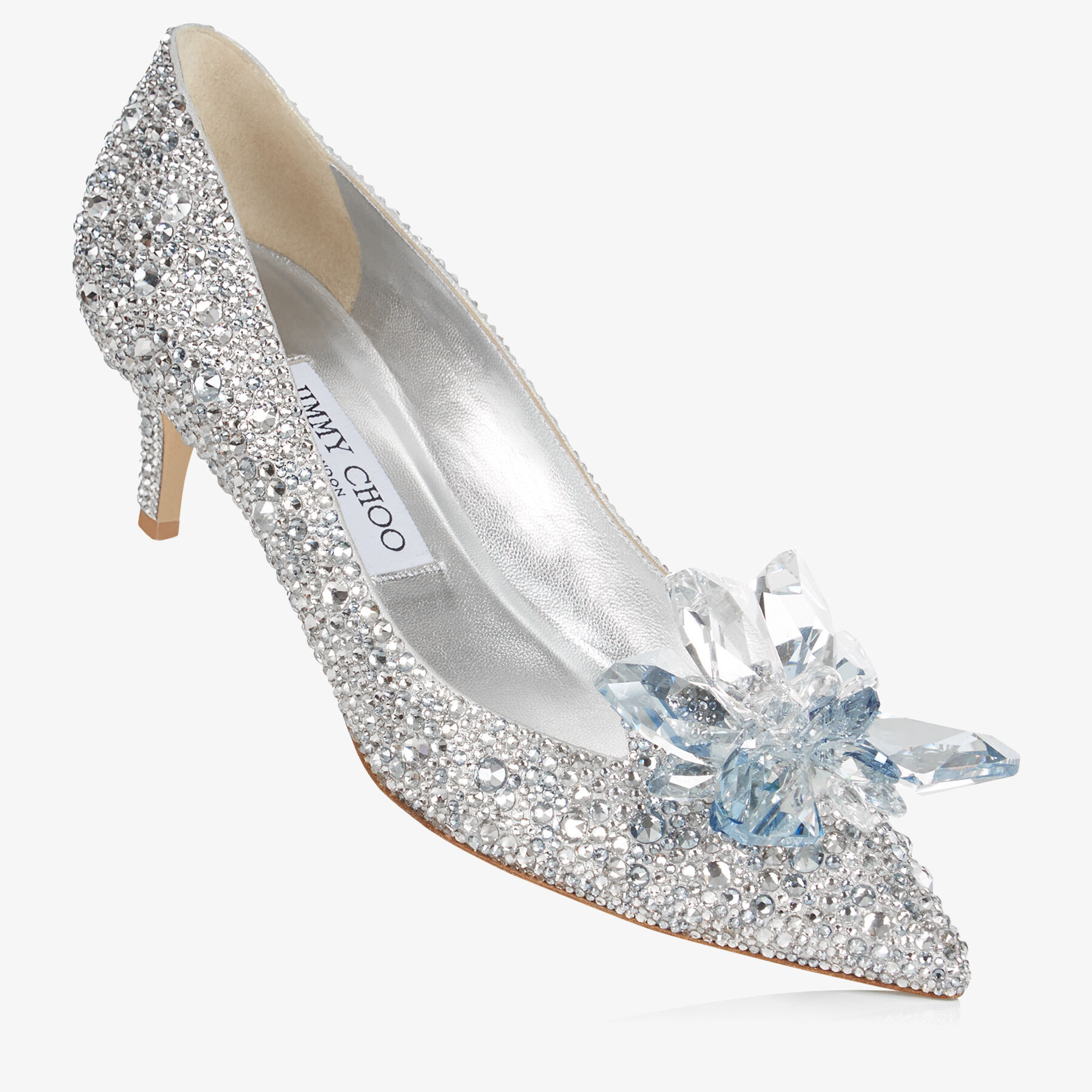 Allure Crystal Covered Pointy Toe Pumps