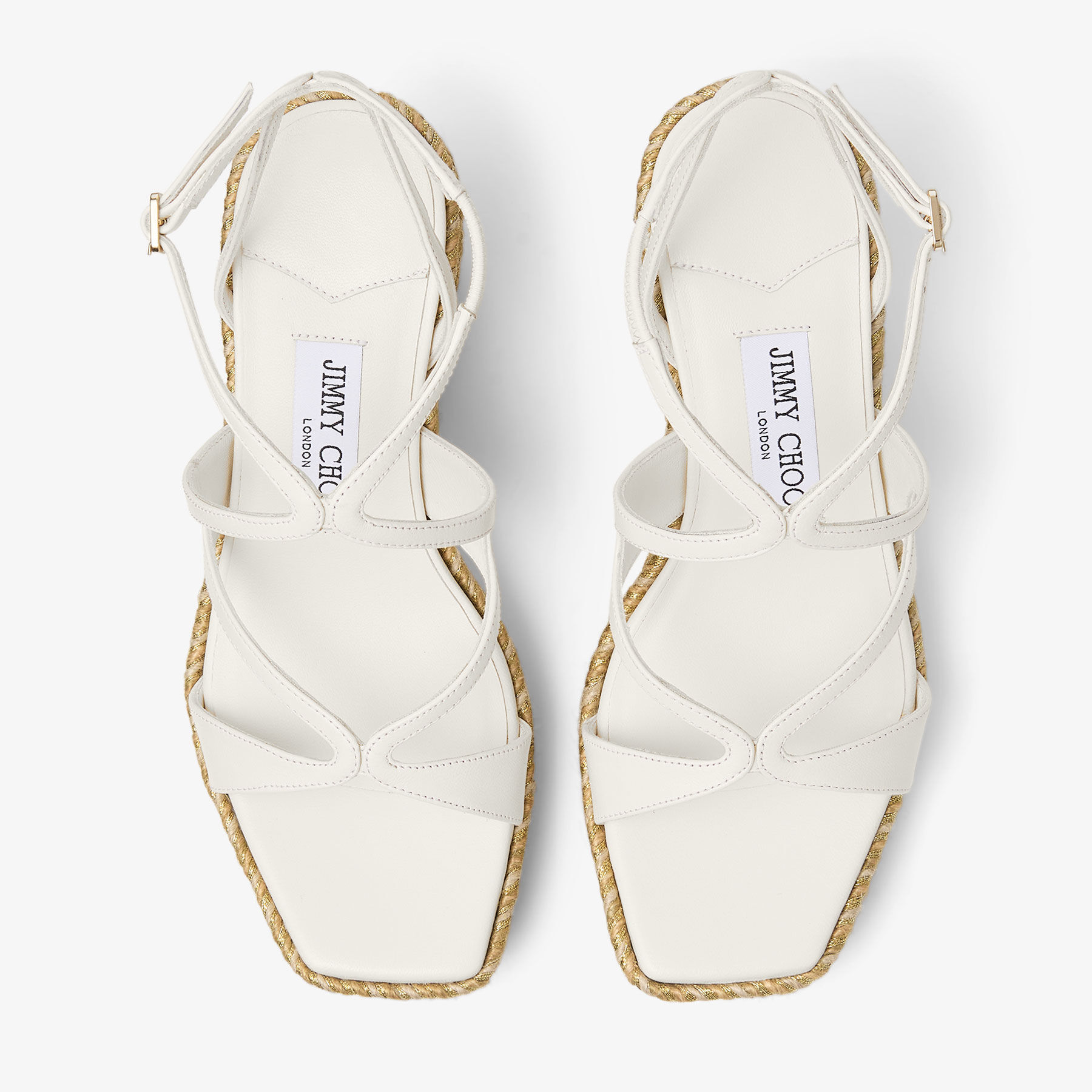 Ayla 85 Latte Leather Wedge