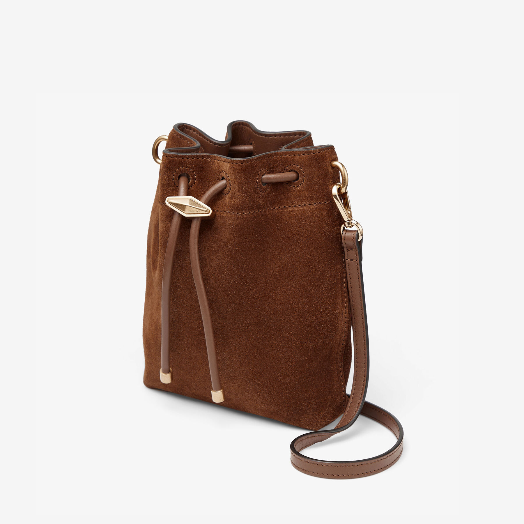 Cinch Mini Tan Suede Mini Bag