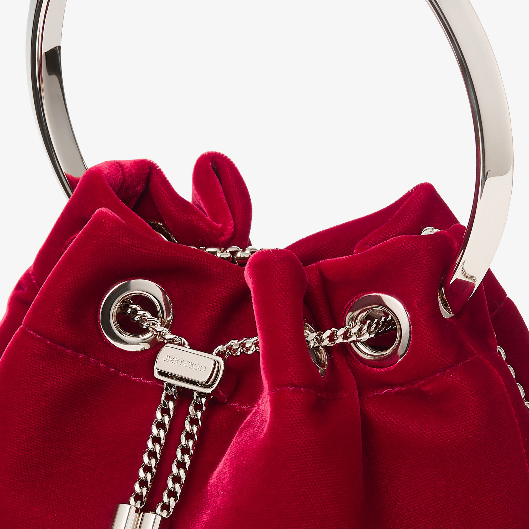Bon Bon Ruby Red Velvet Bag
