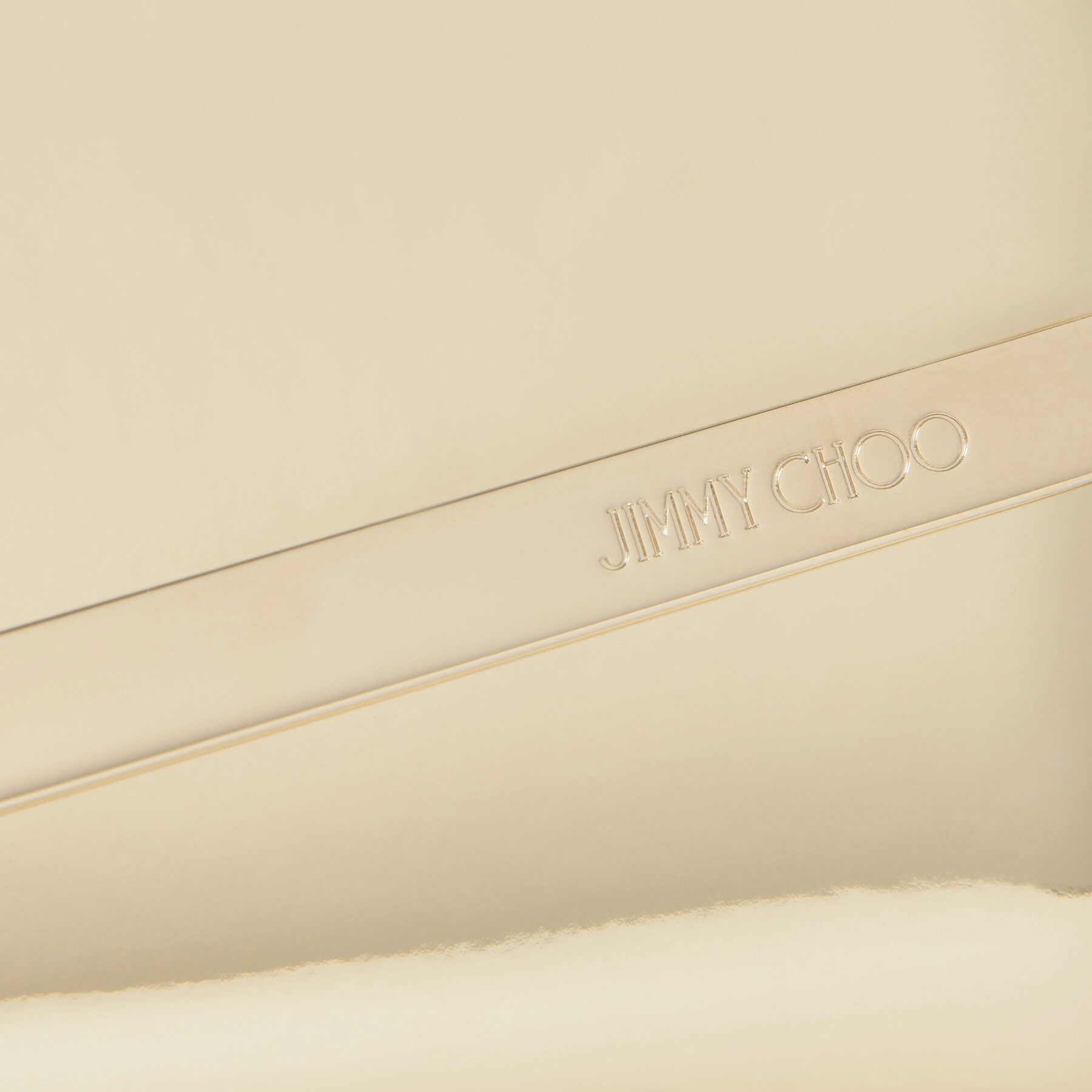 Emmie Gold Mirror Fabric Clutch Bag