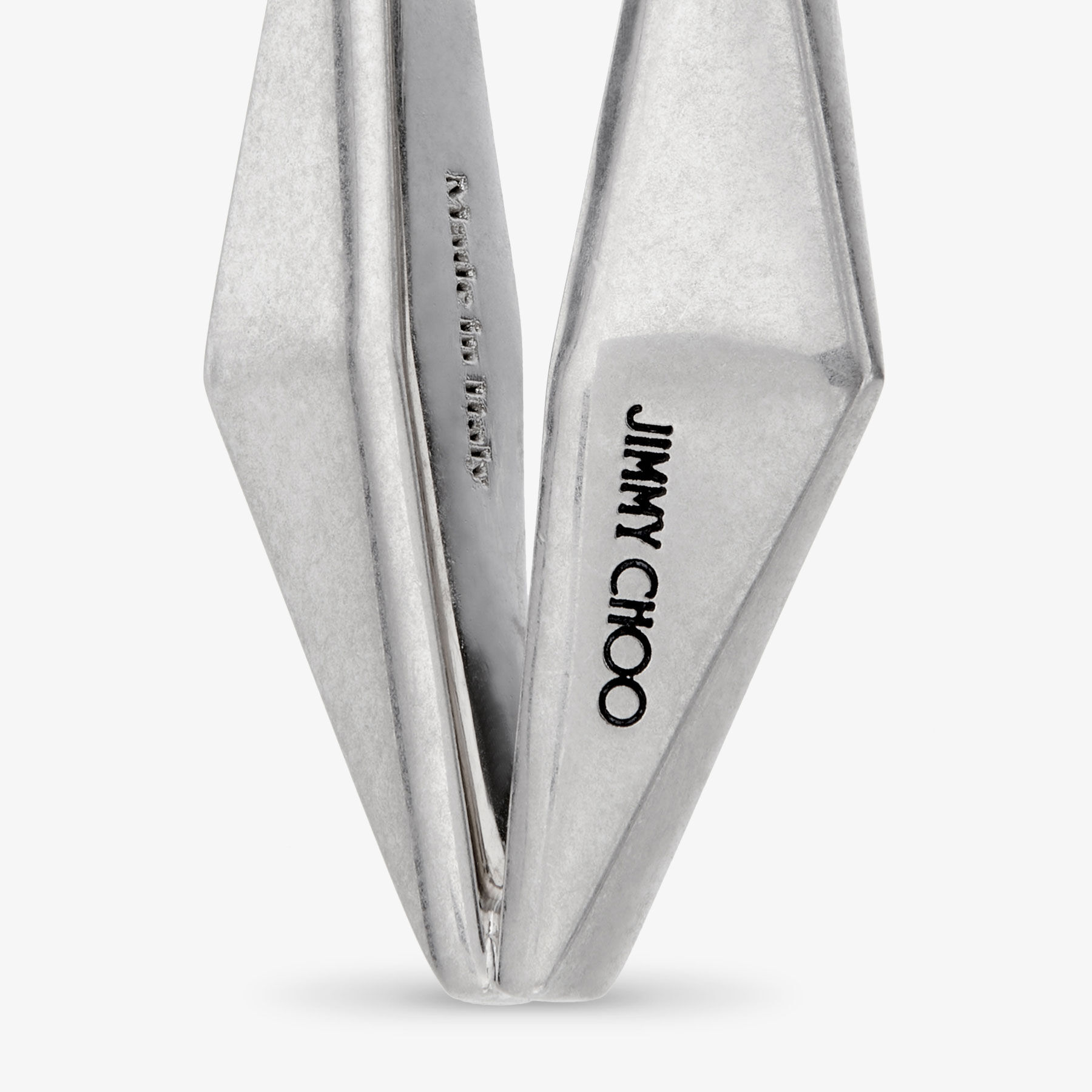 Diamond Chain Earring Silver Finish Chain Earrings