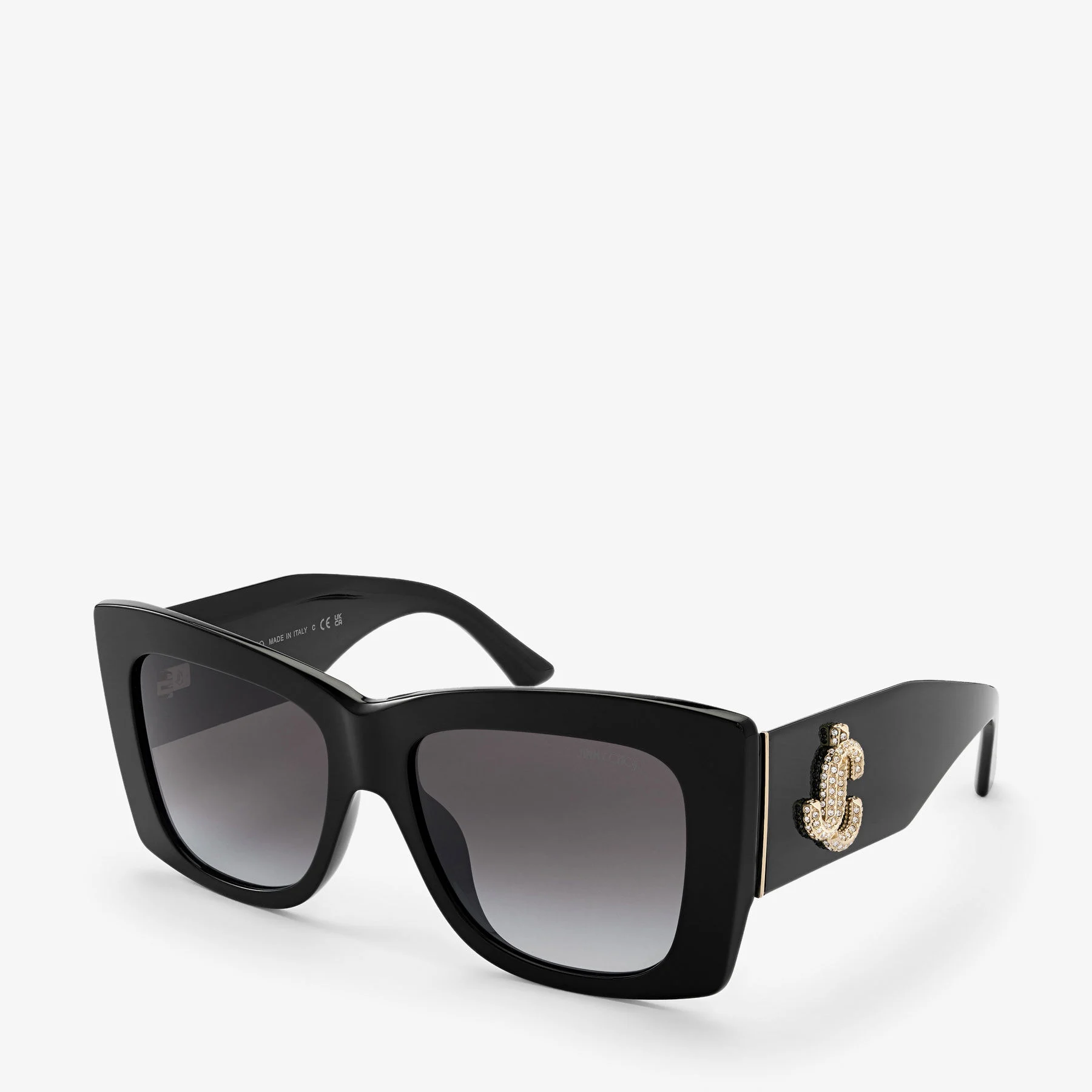 Juliana Black Square Sunglasses