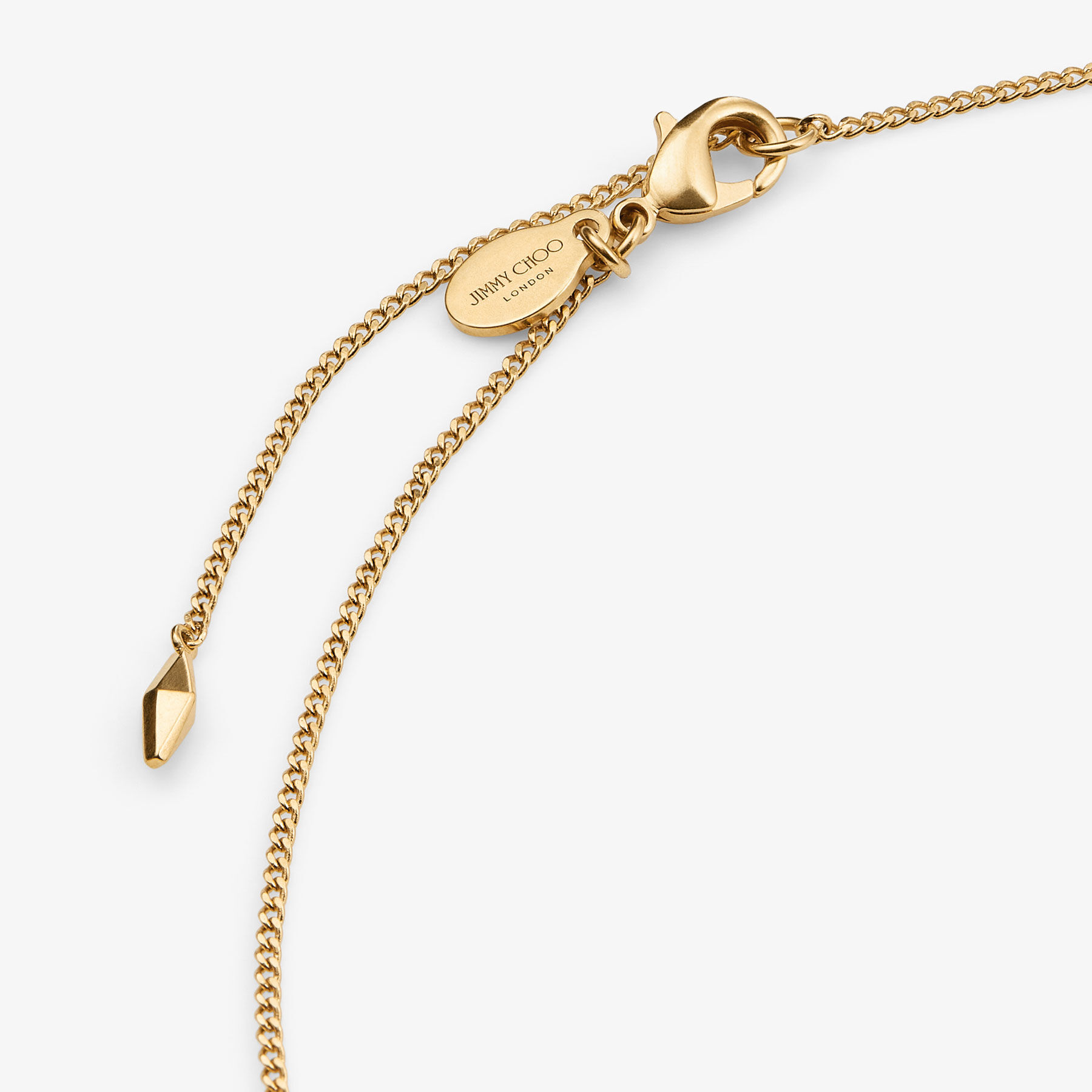 Diamond JC Chain Gold-Finish JC Chain Necklace