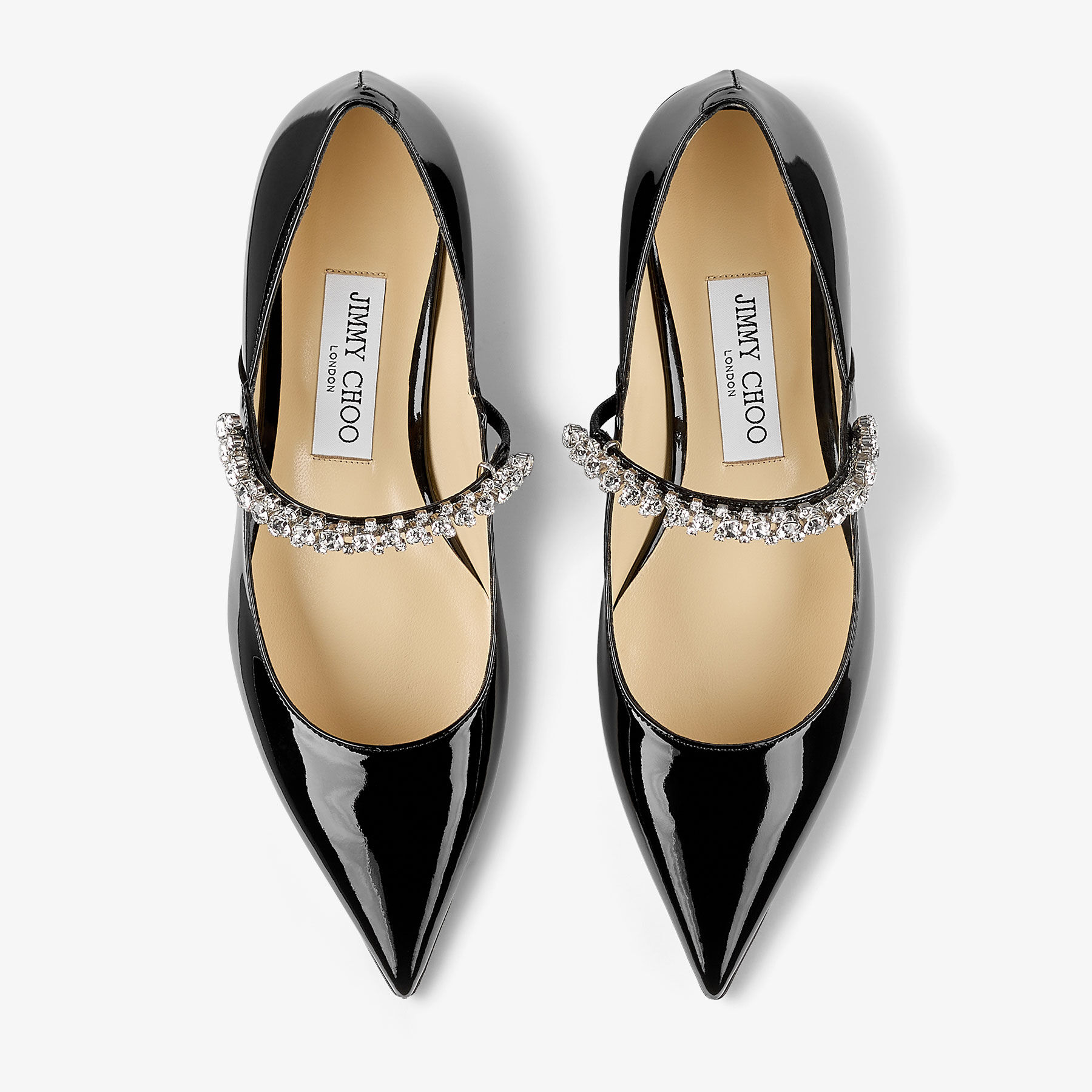 Bing Pump Flat Black Patent Leather Flats