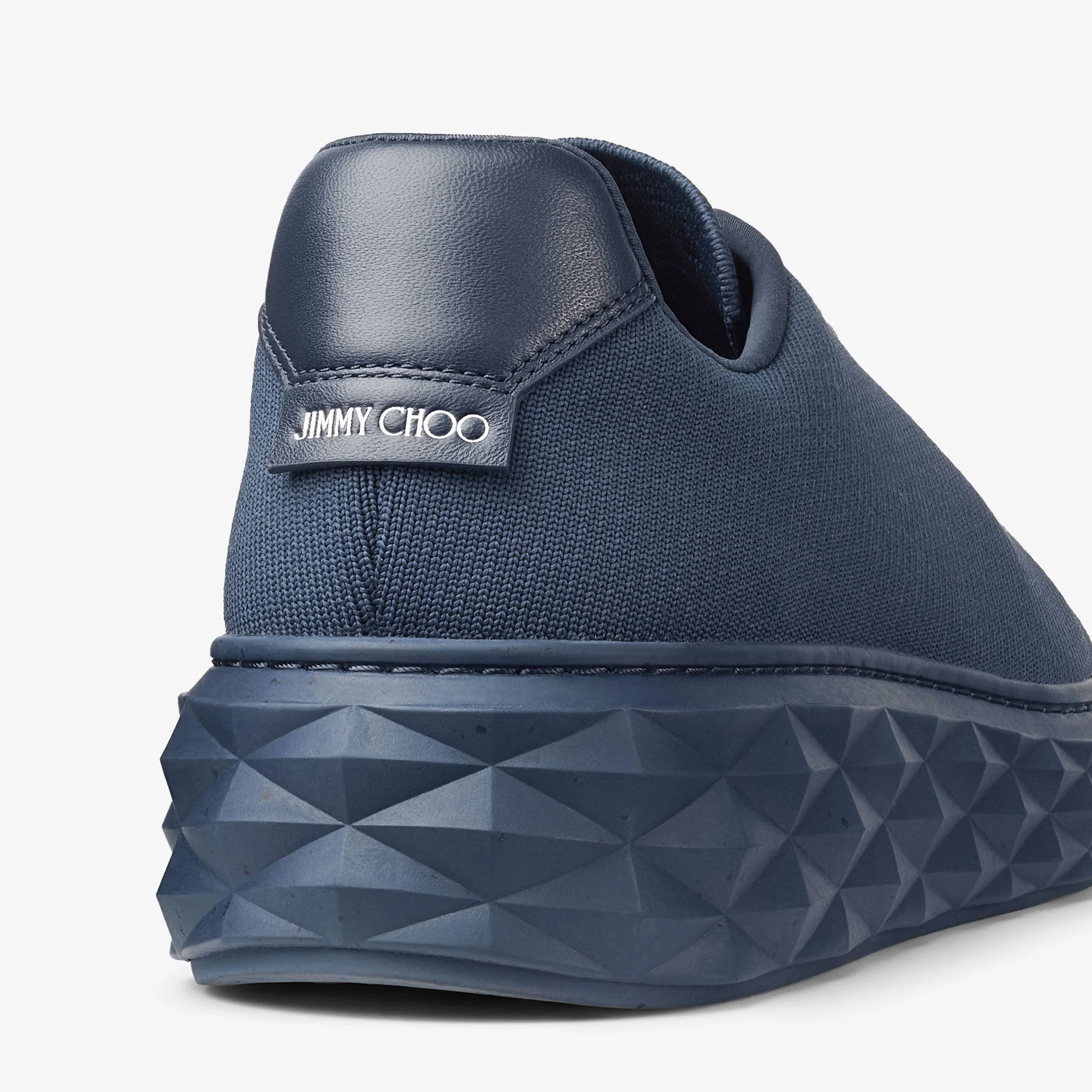 Diamond Light Maxi M Navy Knit Trainers