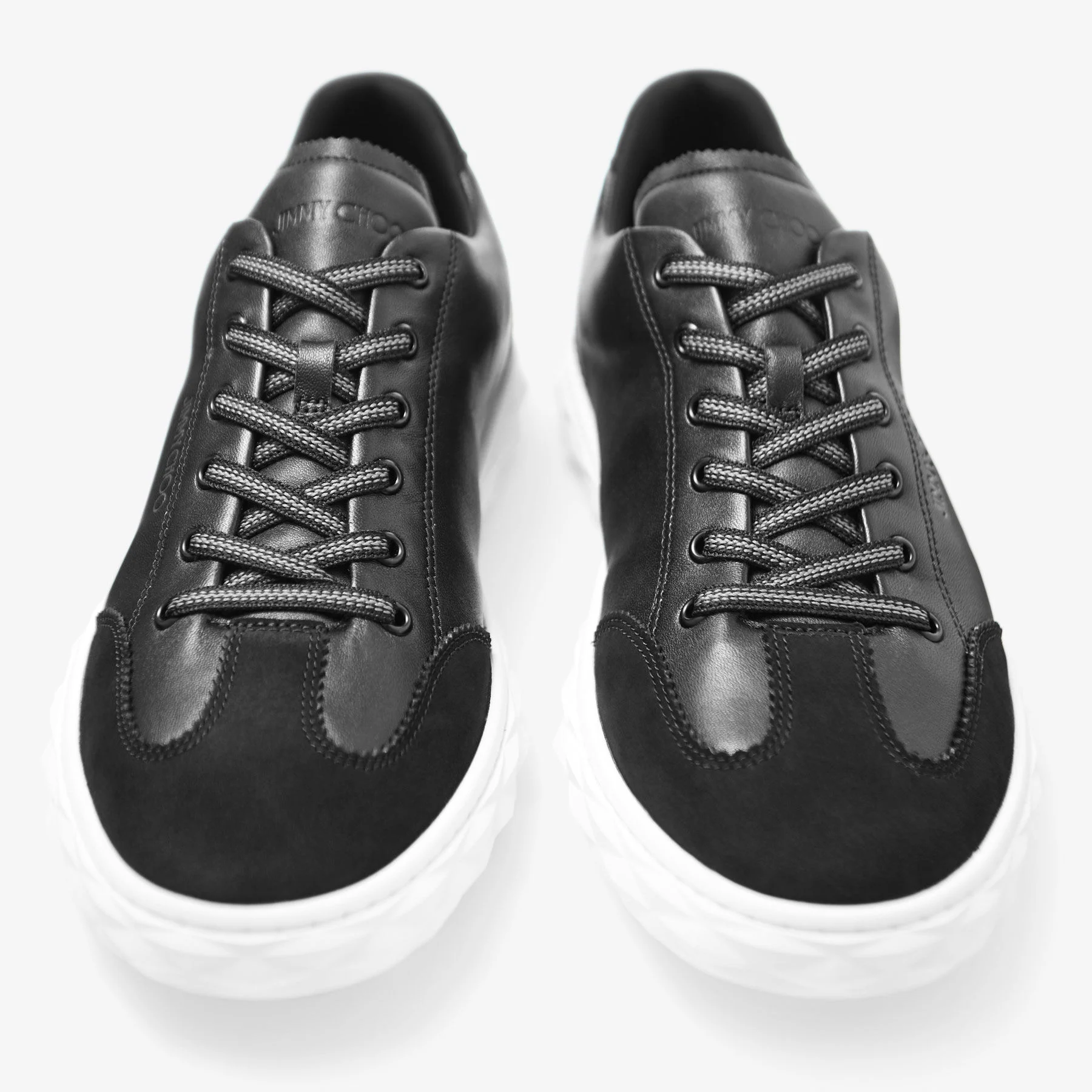 Diamond Light Flex M Black Leather Trainers