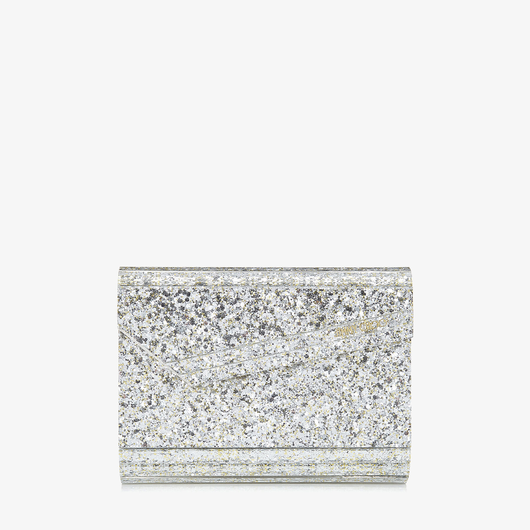 Candy Champagne Coarse Glitter Acrylic Clutch Bag