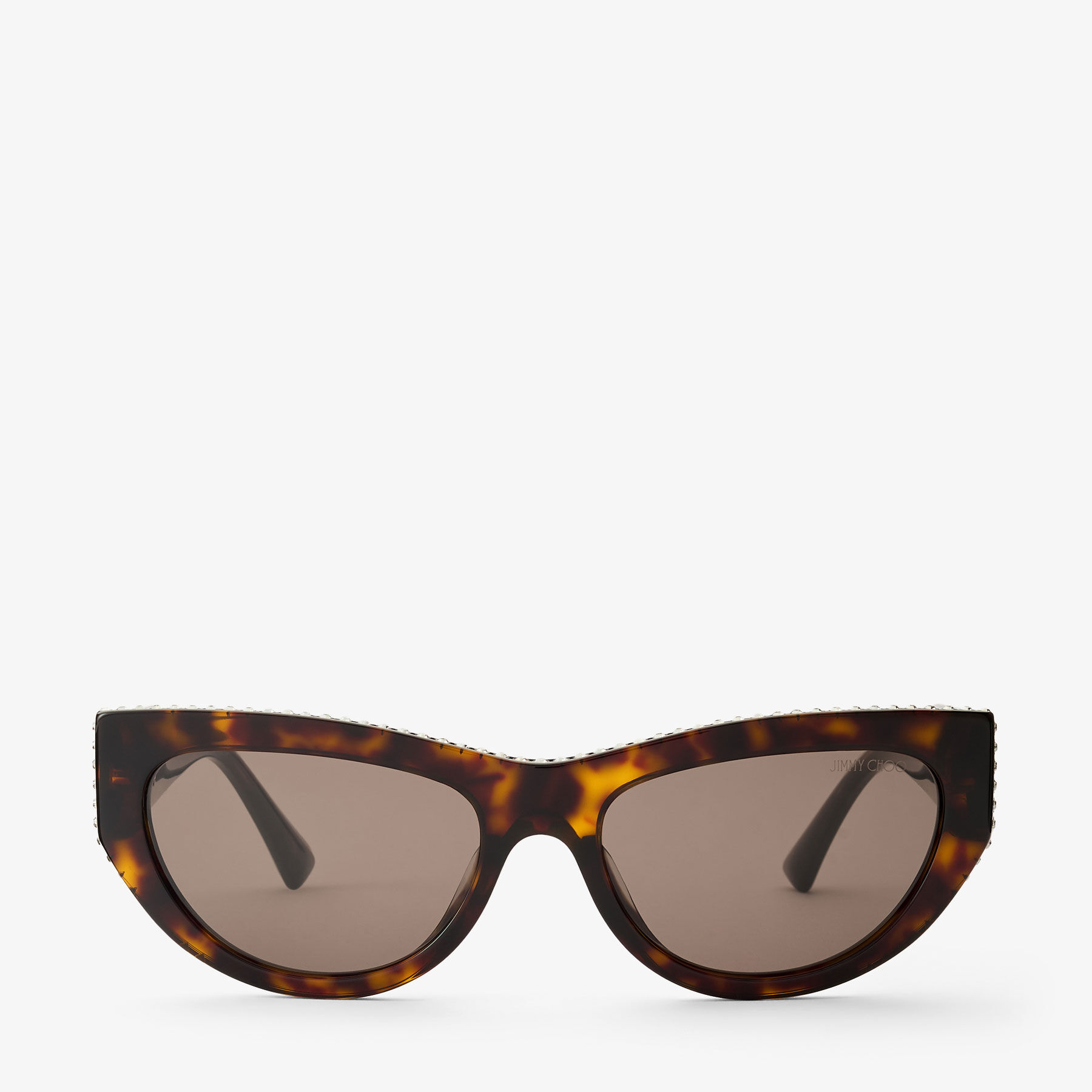 Vale  Brown Havana Cat Eye Sunglasses