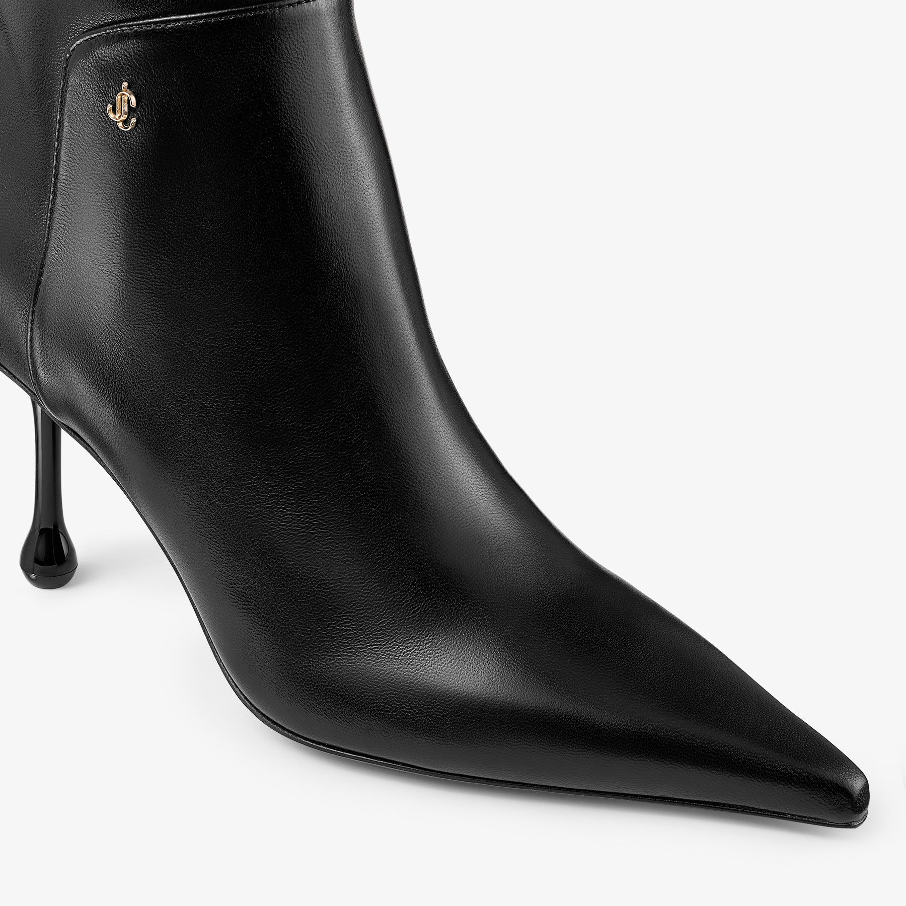 Cycas Ankle Boot 80 Black Nappa Leather Ankle Boots