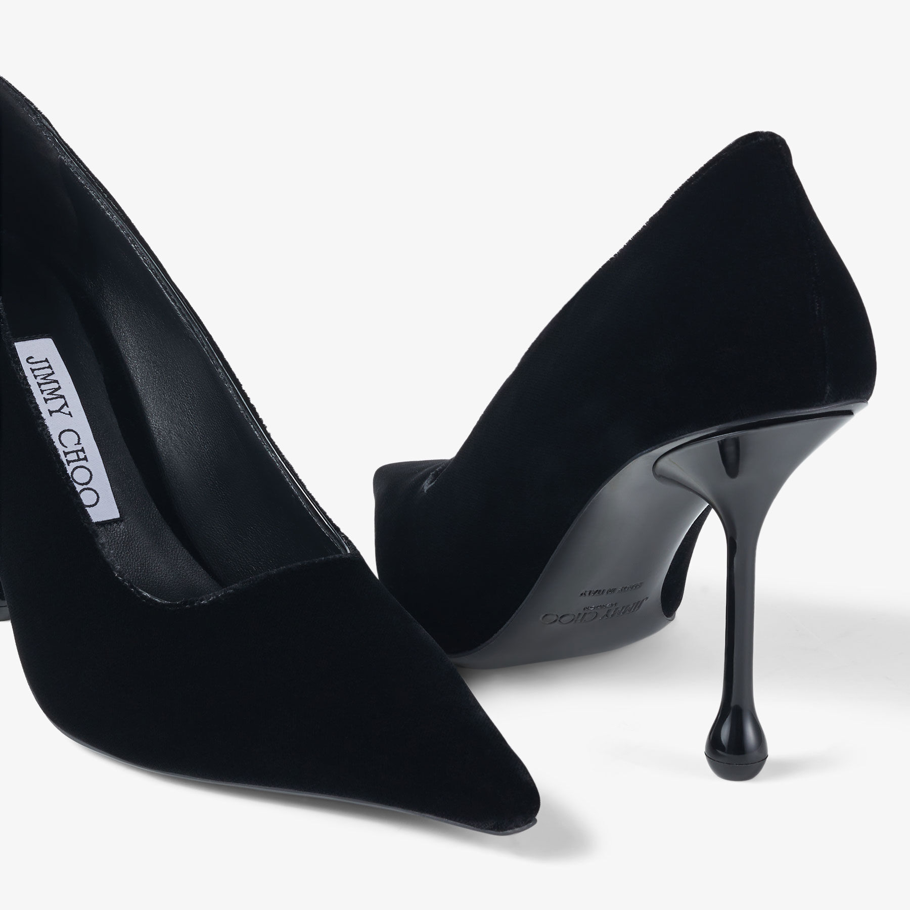 Ixia 95 Black Velvet Pumps