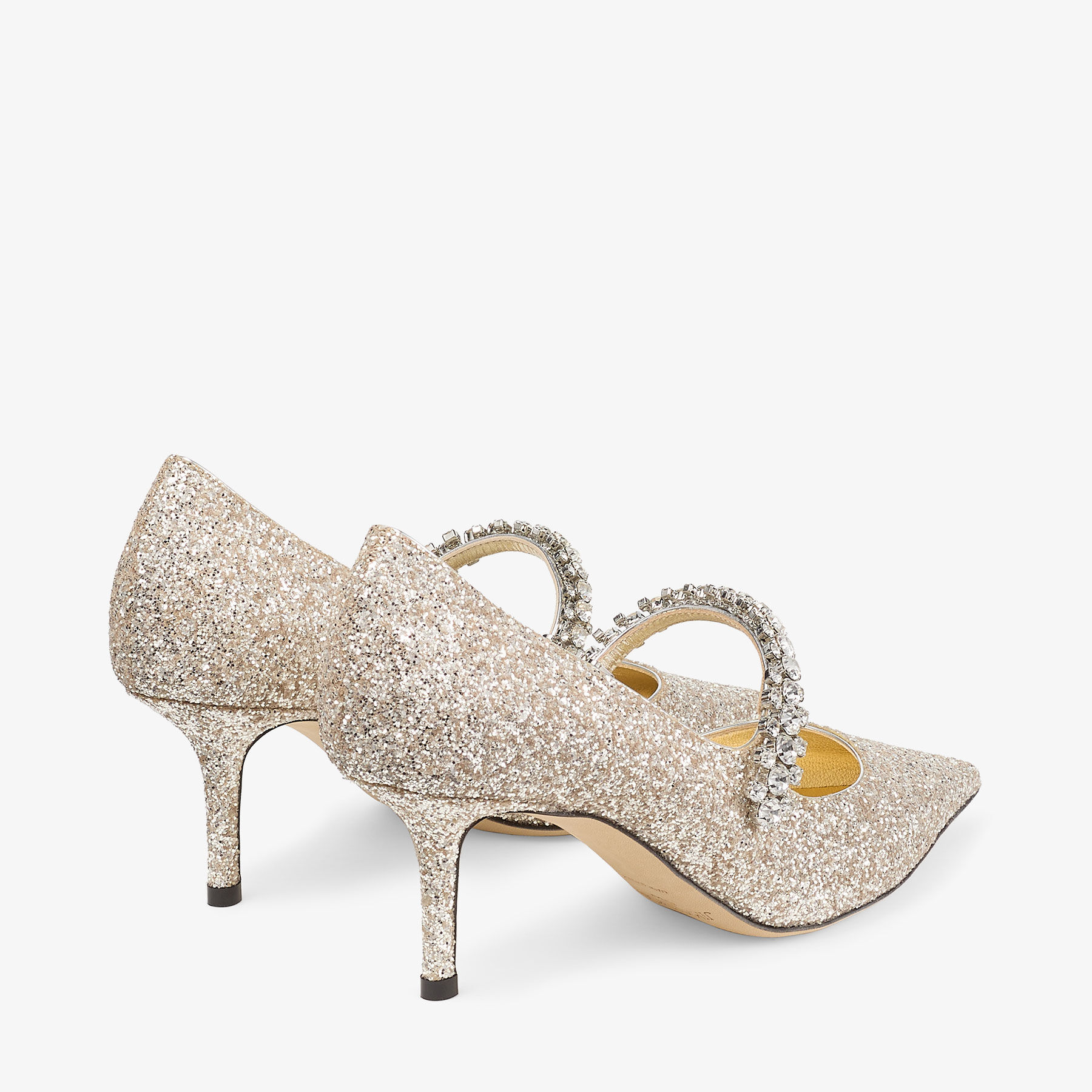 Bing Pump 65 Sand Glitter Fabric Pumps