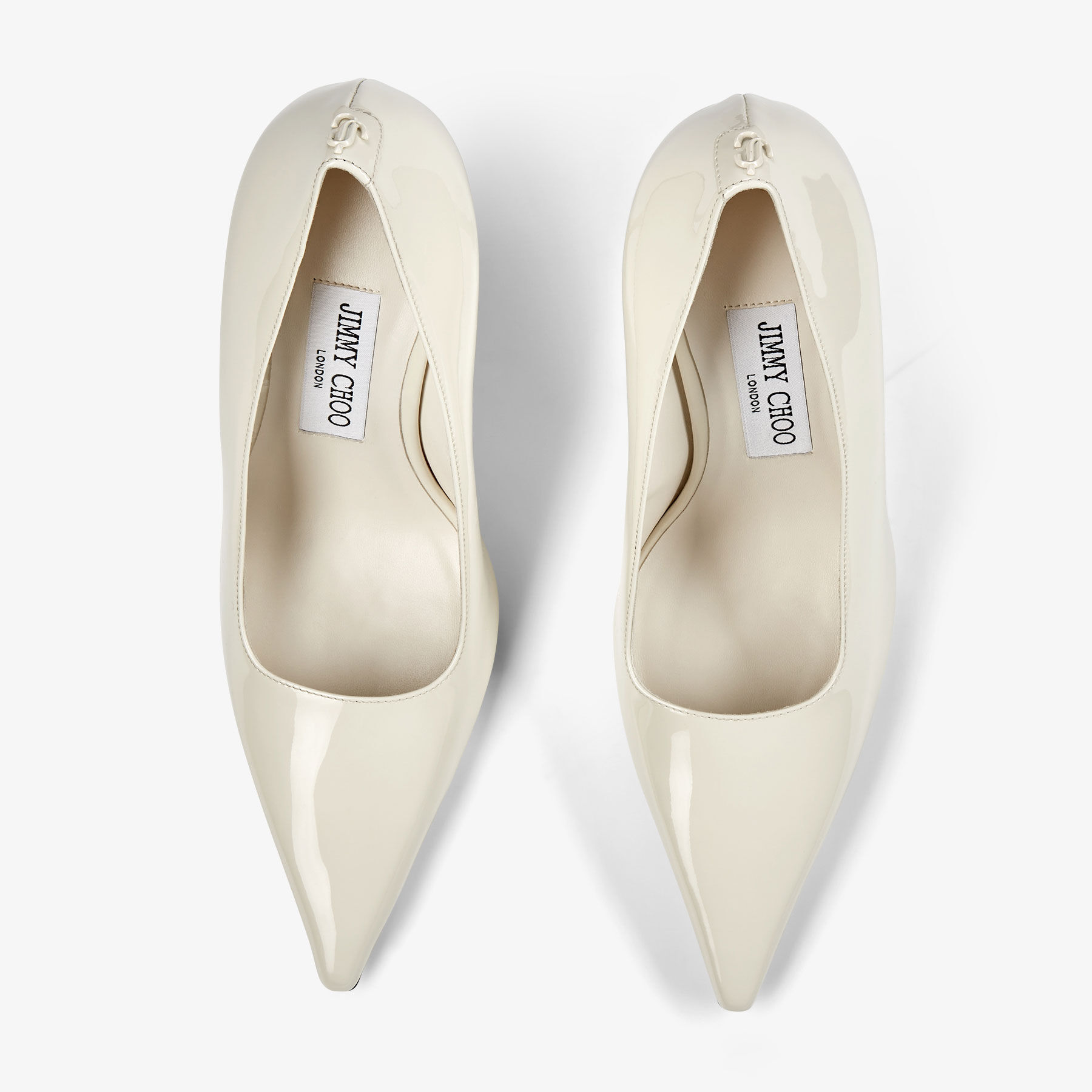 Ixia 95 Latte Patent Leather Pumps