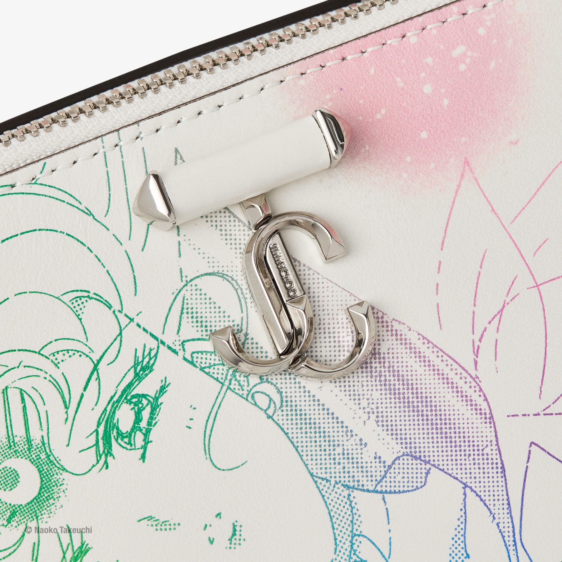 Sailor Guardians Phone Holder Multicolour Manga Print Leather Phone Bag