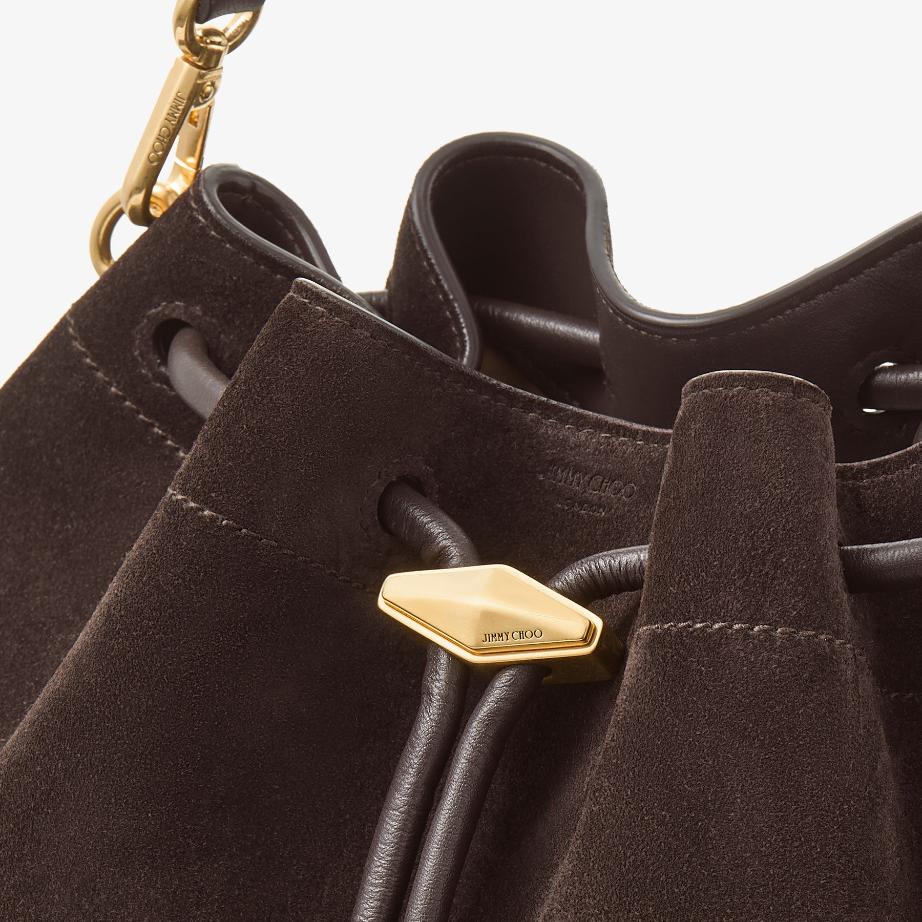 Cinch M Coffee Suede Shoulder Bag