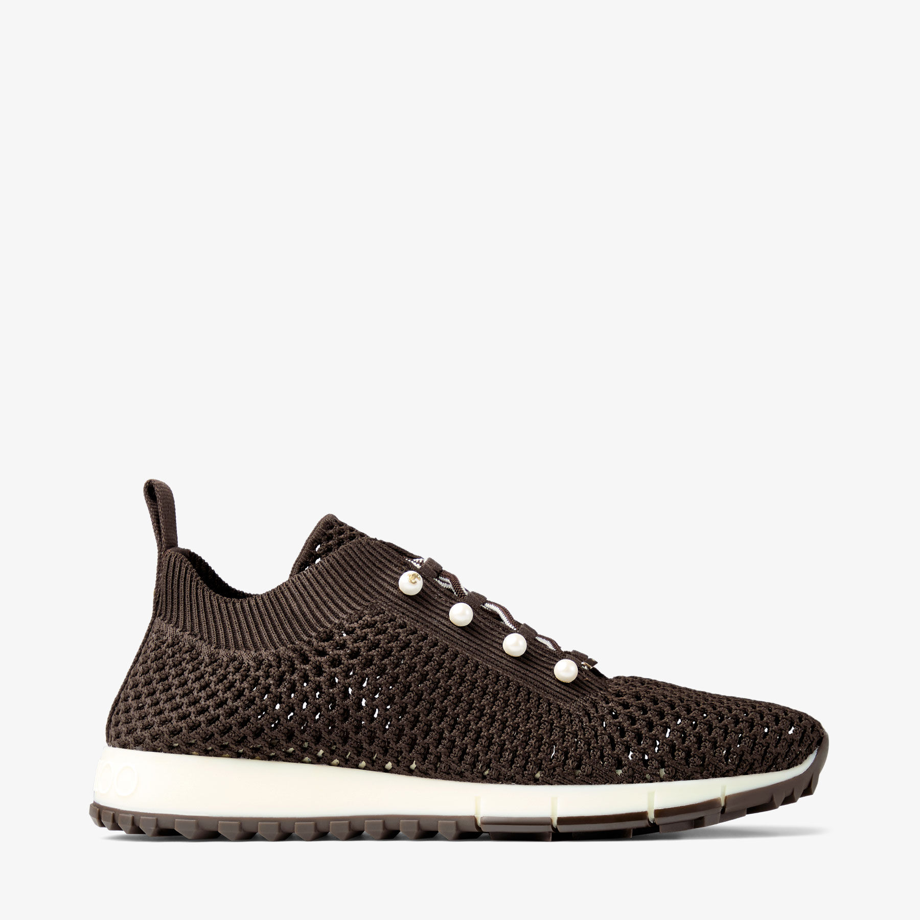 Veles Coffee Crochet Knit Trainers