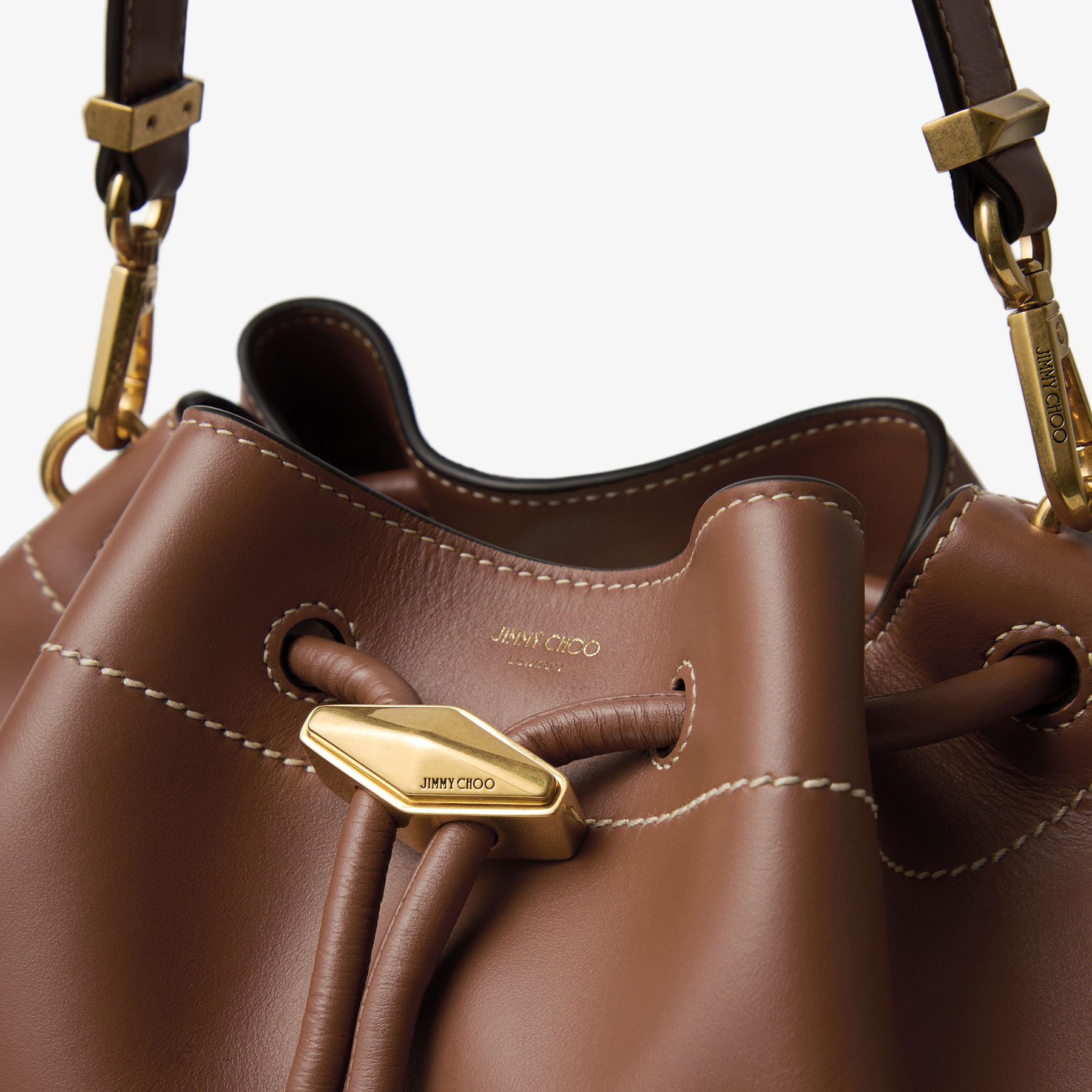 Cinch M Tan Leather Bag